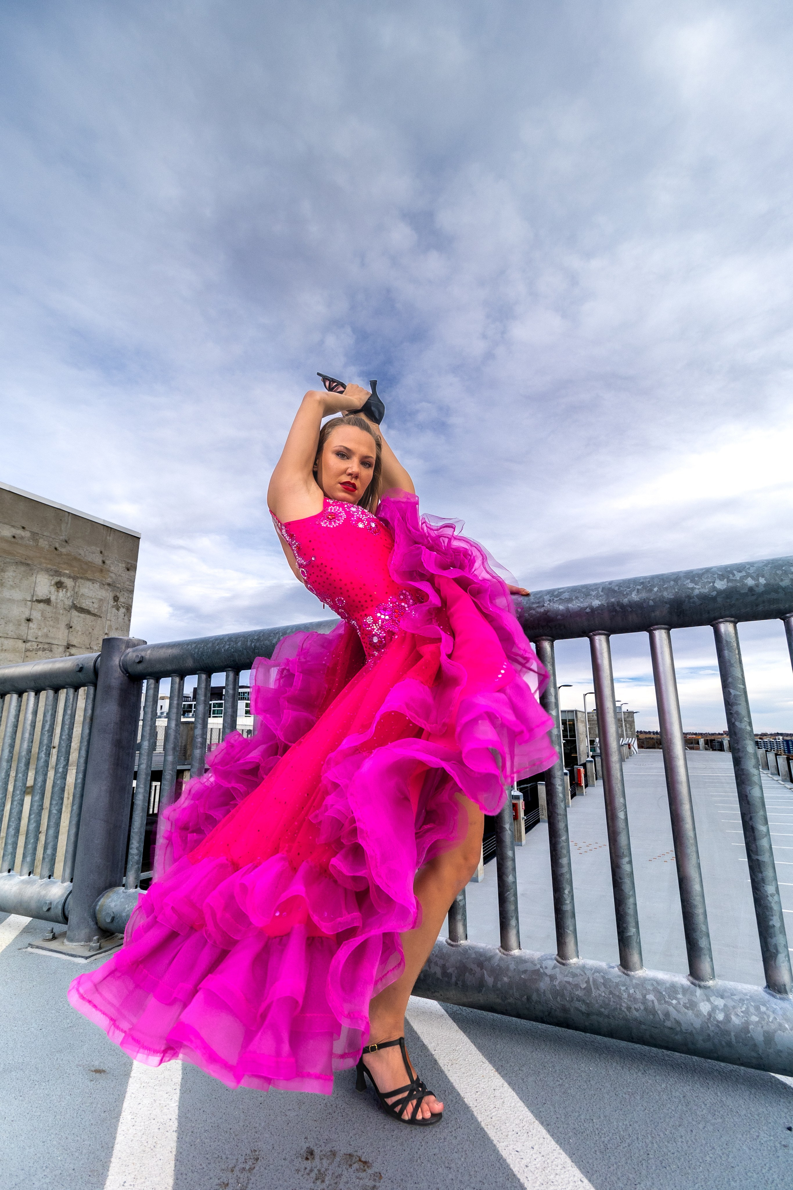 Grace in Motion: Ava Mabel’s Stunning Photoshoot in Pink. ProFly Media Inc. — Cinematic photo and video production for brands, businesses, and spaces in Calgary