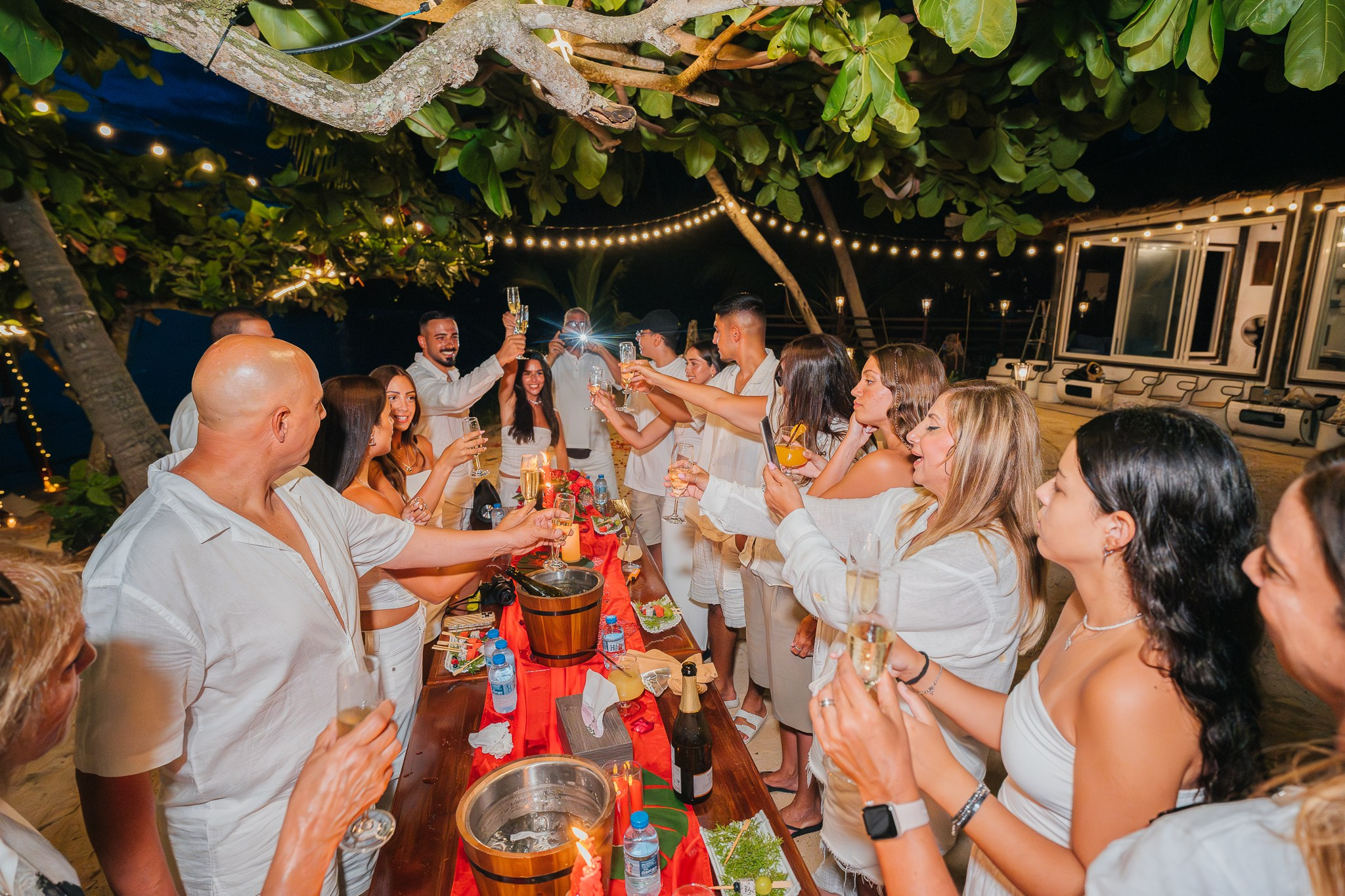 Marriage Proposal with friends