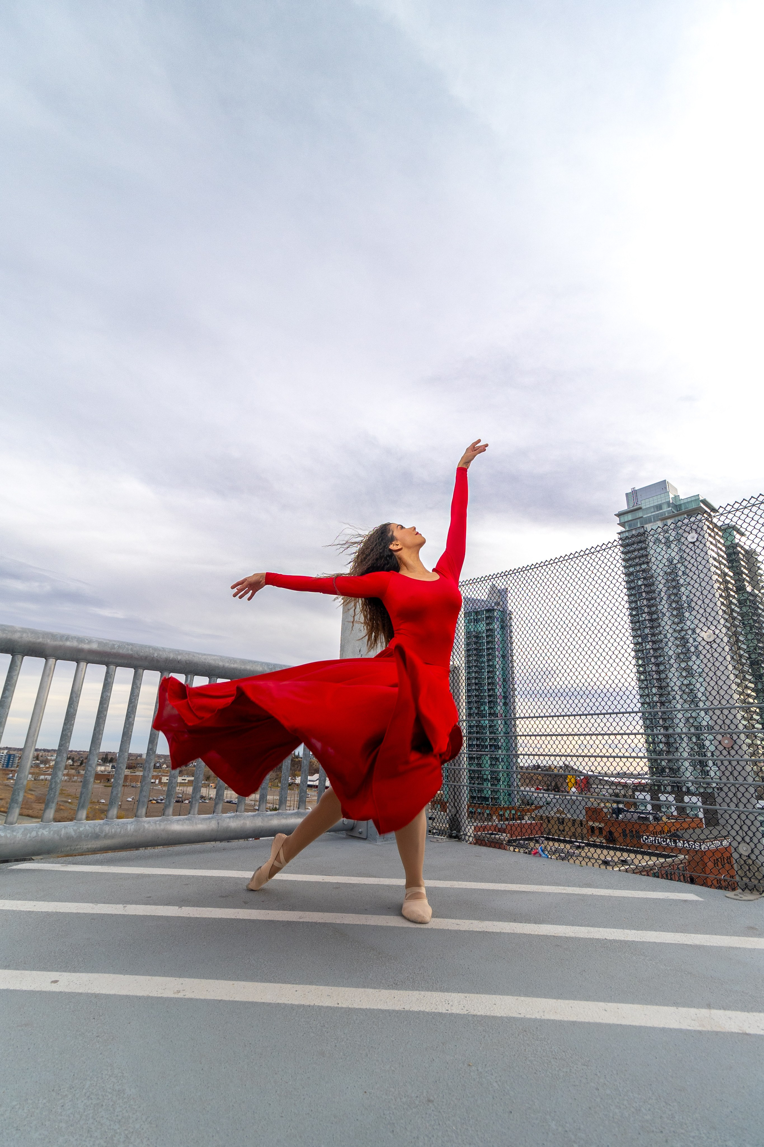 Radiant Elegance: Pamela’s Breathtaking Photoshoot in Red. ProFly Media Inc. — Cinematic photo and video production for brands, businesses, and spaces in Calgary