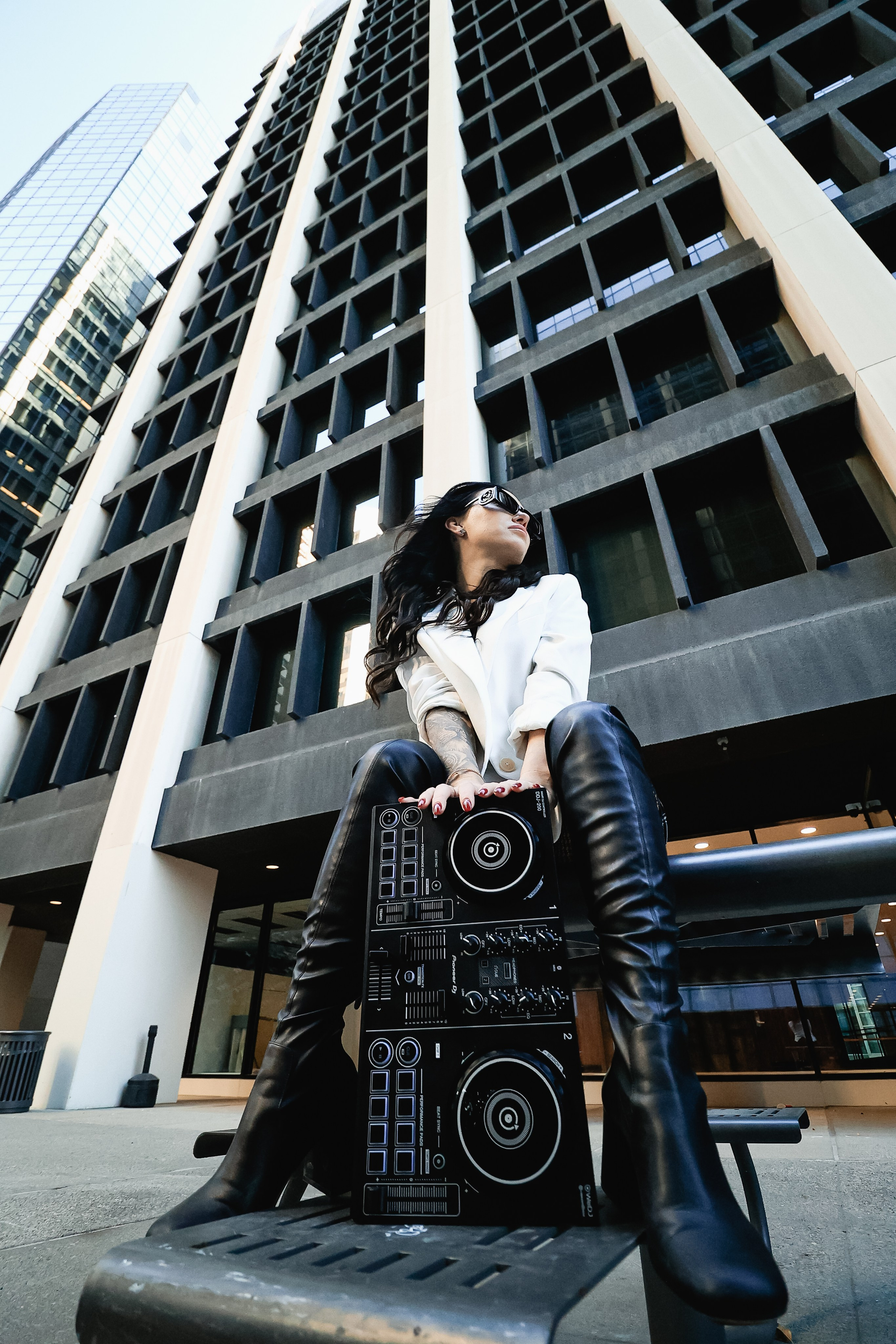 Spinning Vibes: DJ.Cloud11’s Dynamic Photoshoot in Calgary. ProFly Media Inc. — Cinematic photo and video production for brands, businesses, and spaces in Calgary