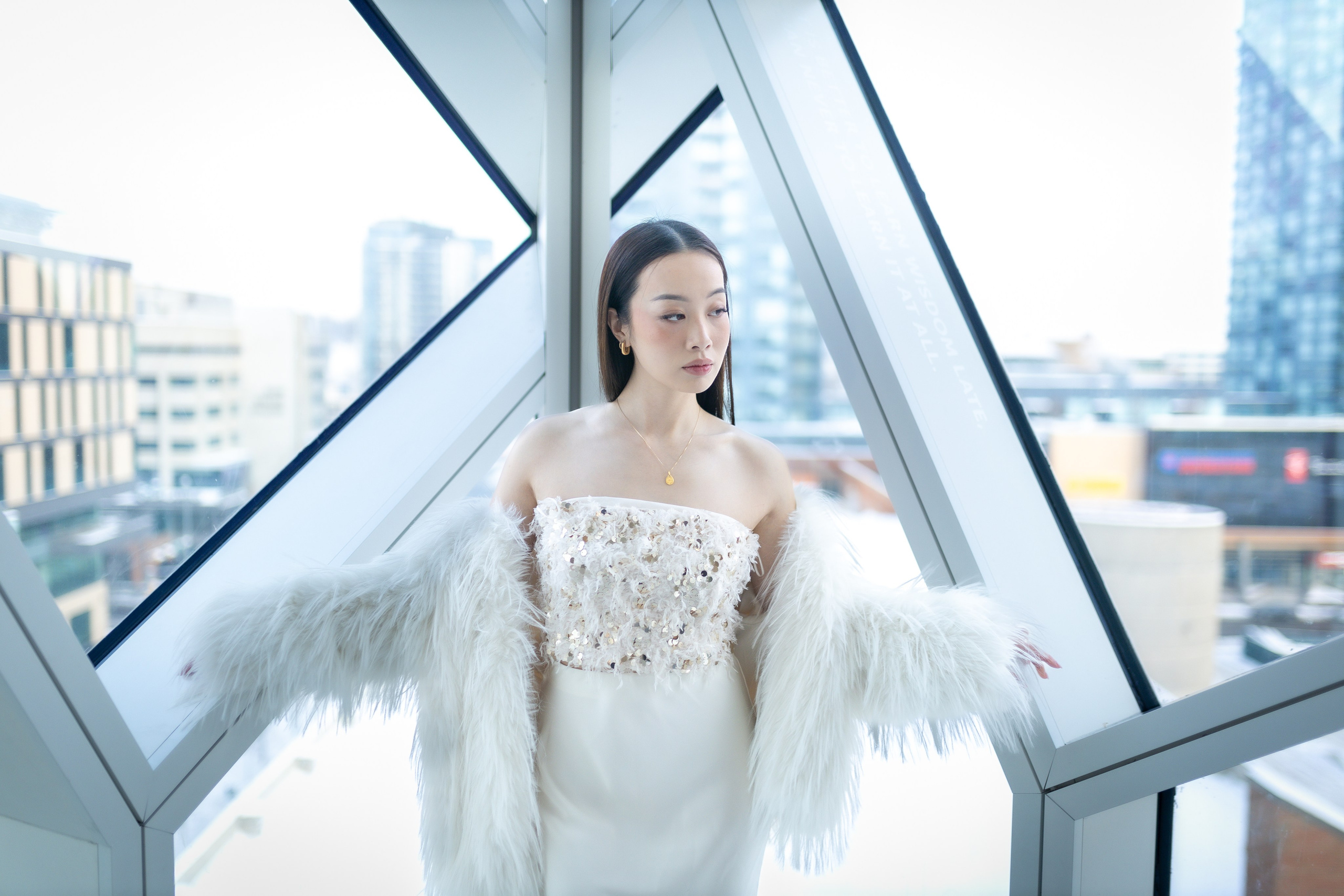 Elegant Moments: Alvina Phan Photo Session. ProFly Media Inc. — Cinematic photo and video production for brands, businesses, and spaces in Calgary