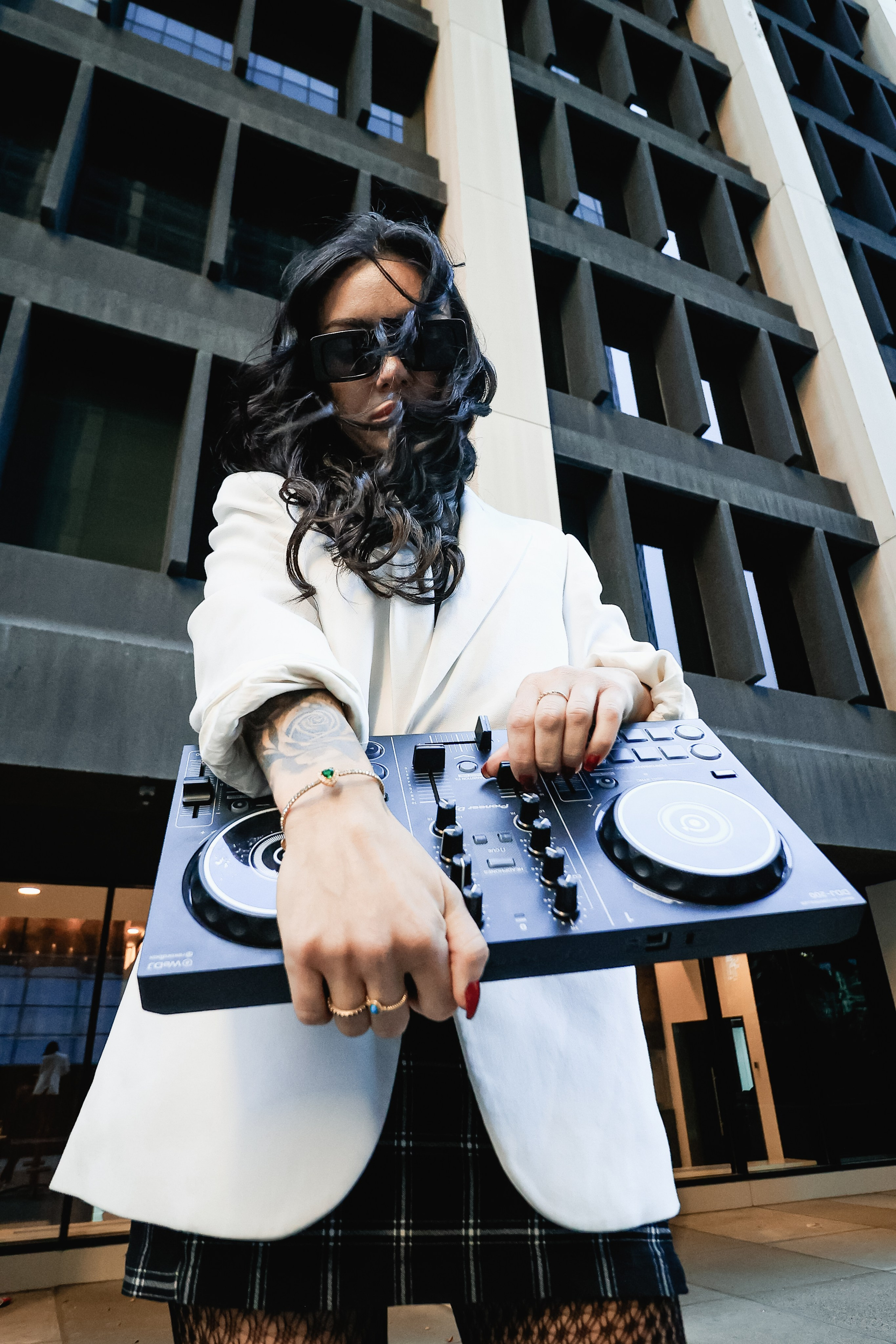 Spinning Vibes: DJ.Cloud11’s Dynamic Photoshoot in Calgary. ProFly Media Inc. — Cinematic photo and video production for brands, businesses, and spaces in Calgary