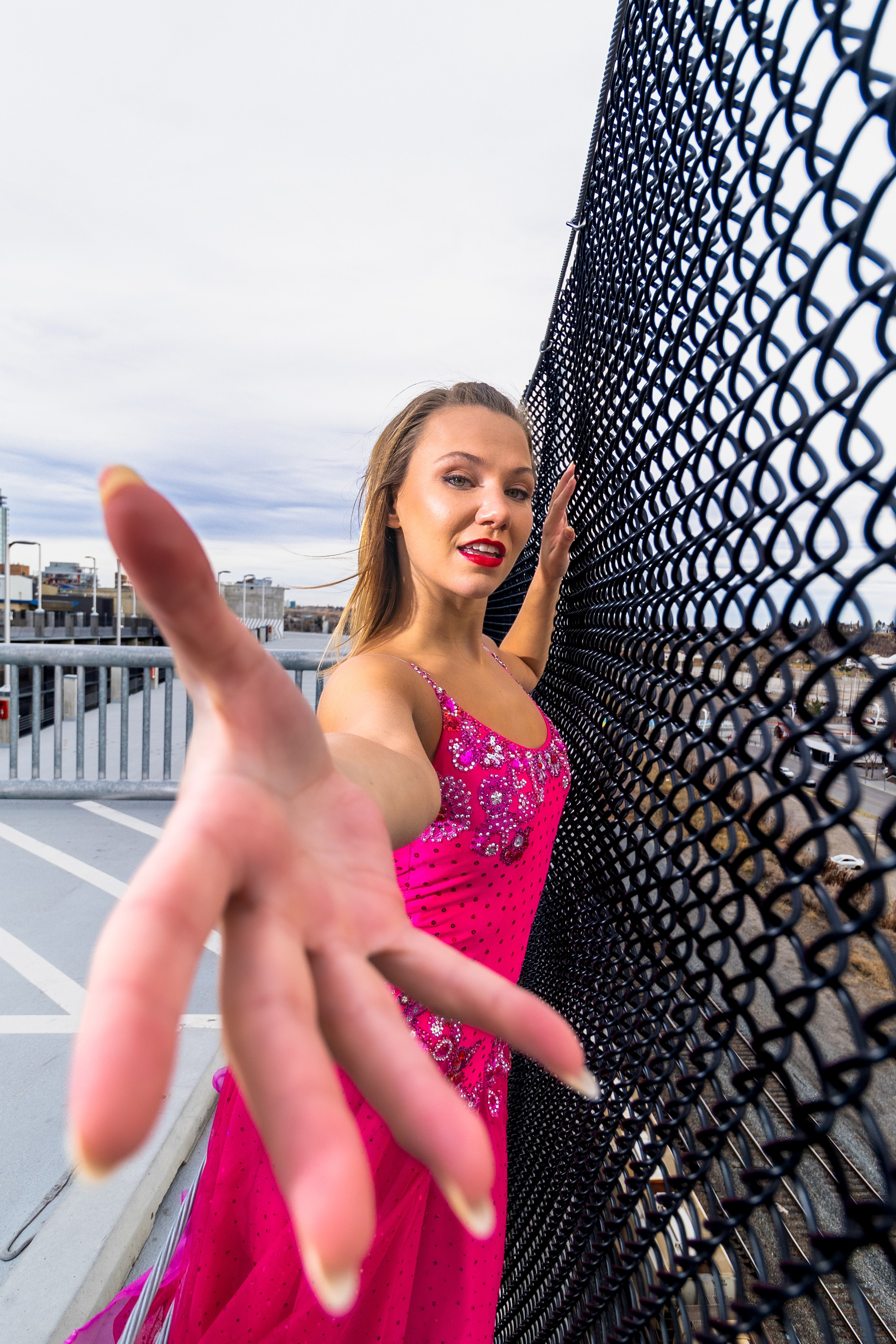 Grace in Motion: Ava Mabel’s Stunning Photoshoot in Pink. ProFly Media Inc. — Cinematic photo and video production for brands, businesses, and spaces in Calgary