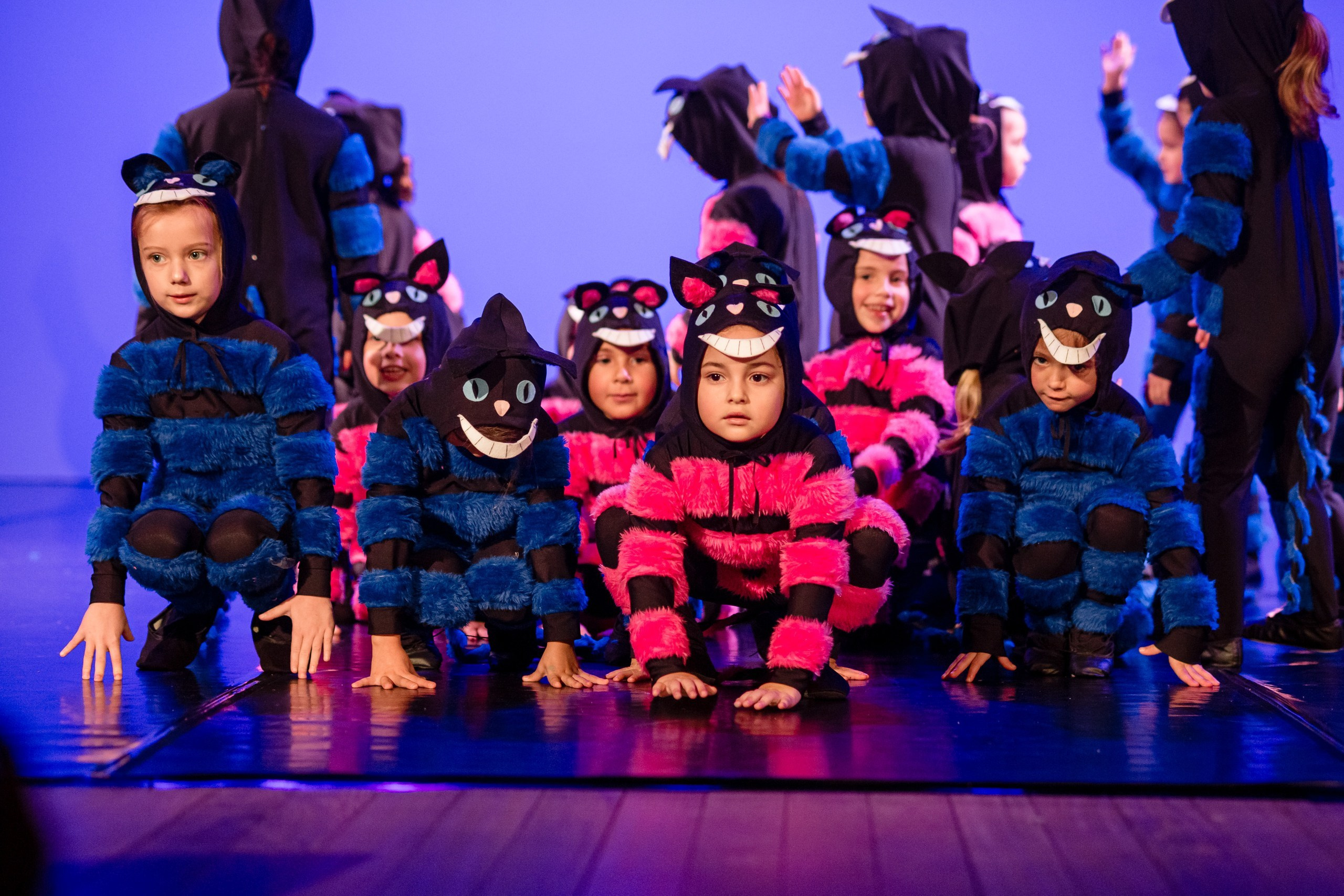 Fotografia de Espetáculo Teatral Alice no País das Maravilhas do grupo de dança Recriarte