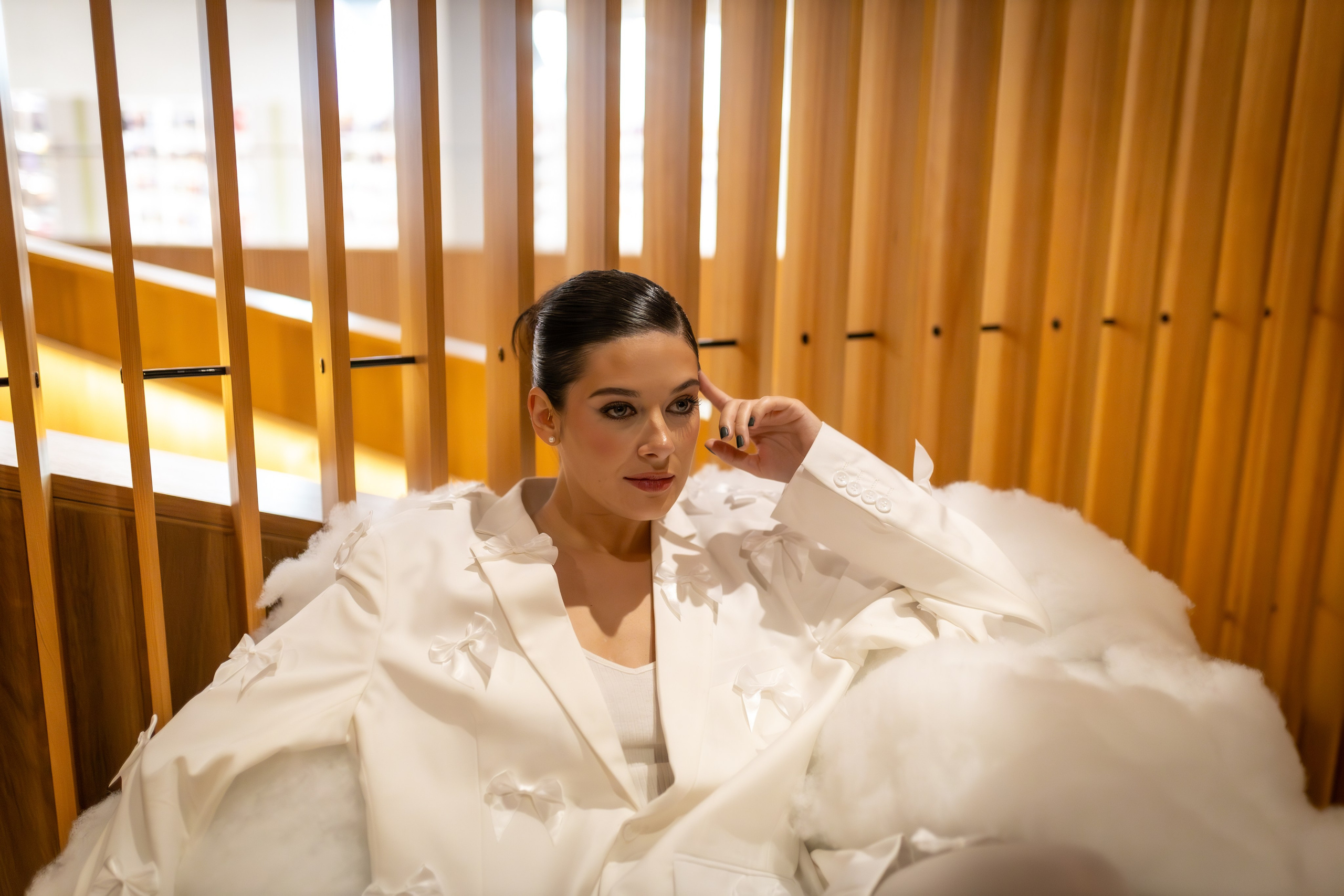 Bold & Timeless: Shelby Morisseau’s Unstoppable Elegance in White. ProFly Media Inc. — Cinematic photo and video production for brands, businesses, and spaces in Calgary