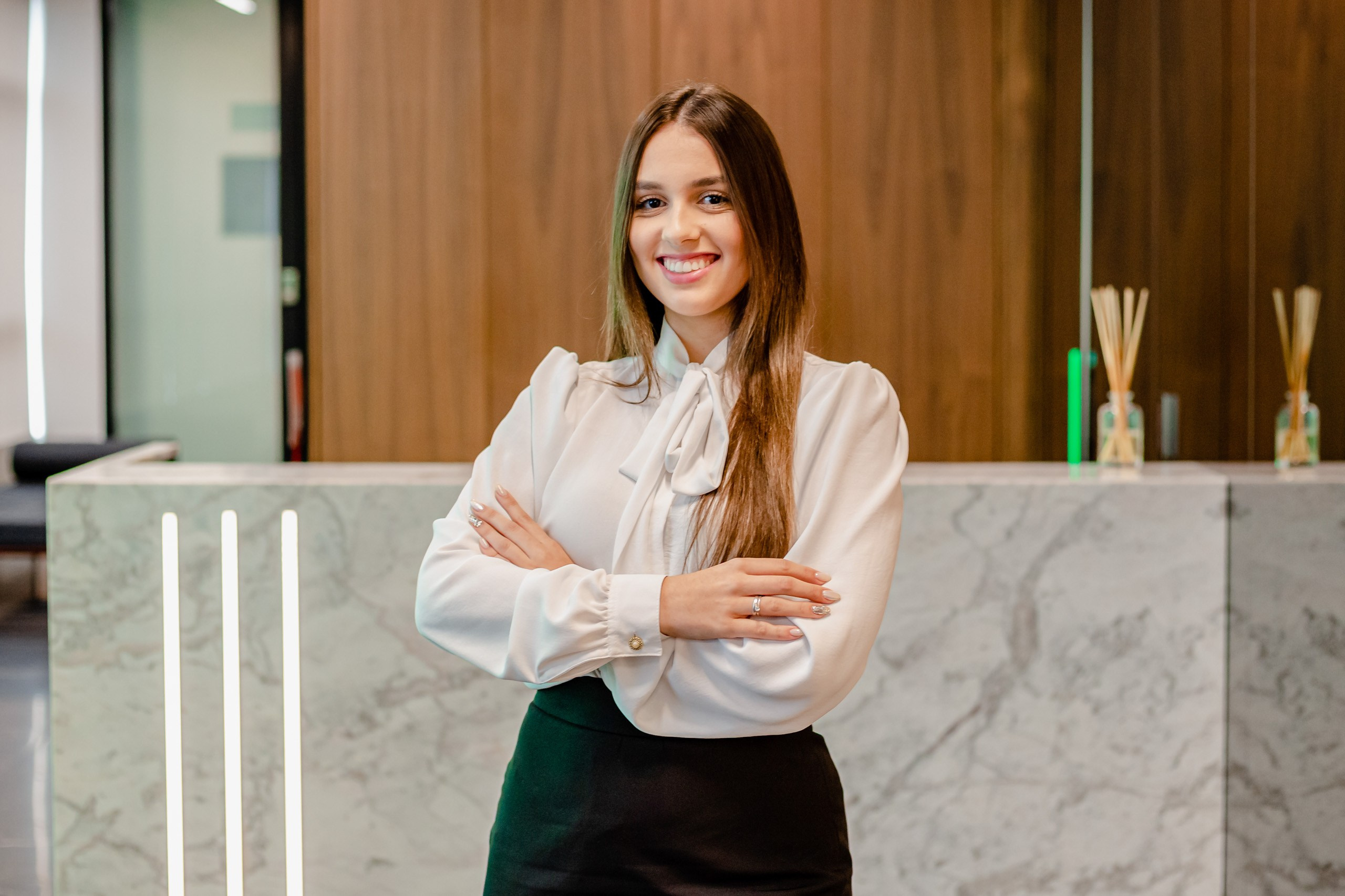 Fotografia de retrato corporativo para a empresa Dromos em Joinville