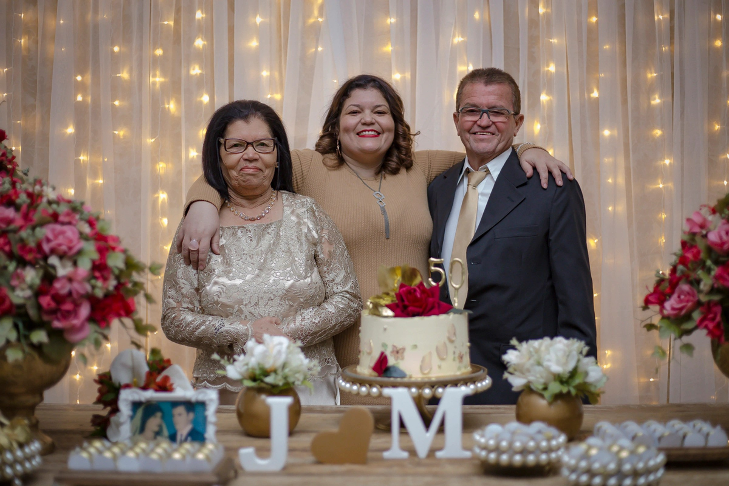 Bodas de Ouro - J & M. Fotógrafa de Eventos em São Paulo e Sorocaba Kika Damasceno