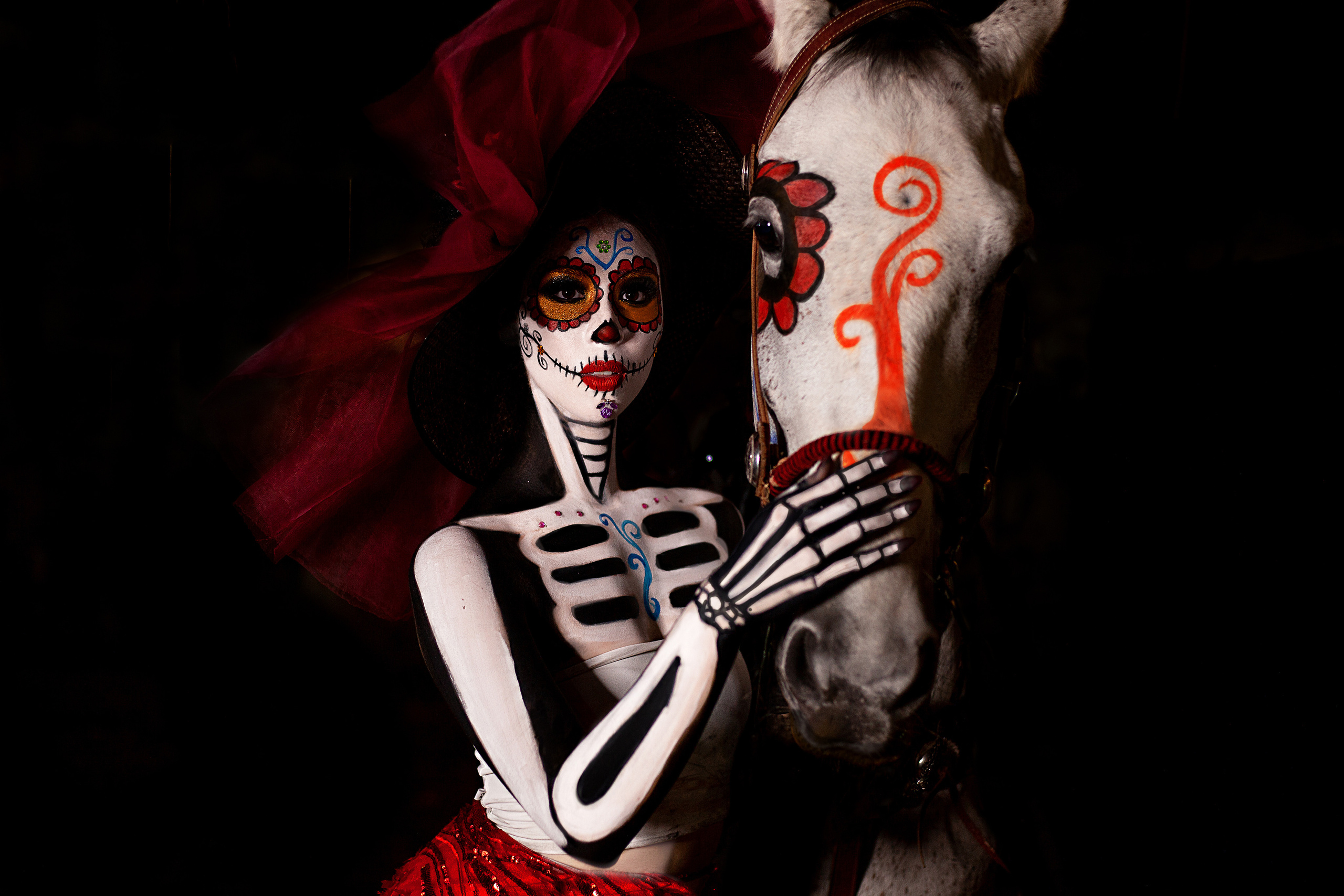 Catrinas y Halloween. Виктория Кастельянос. Русскоязычный фотограф в Мексике