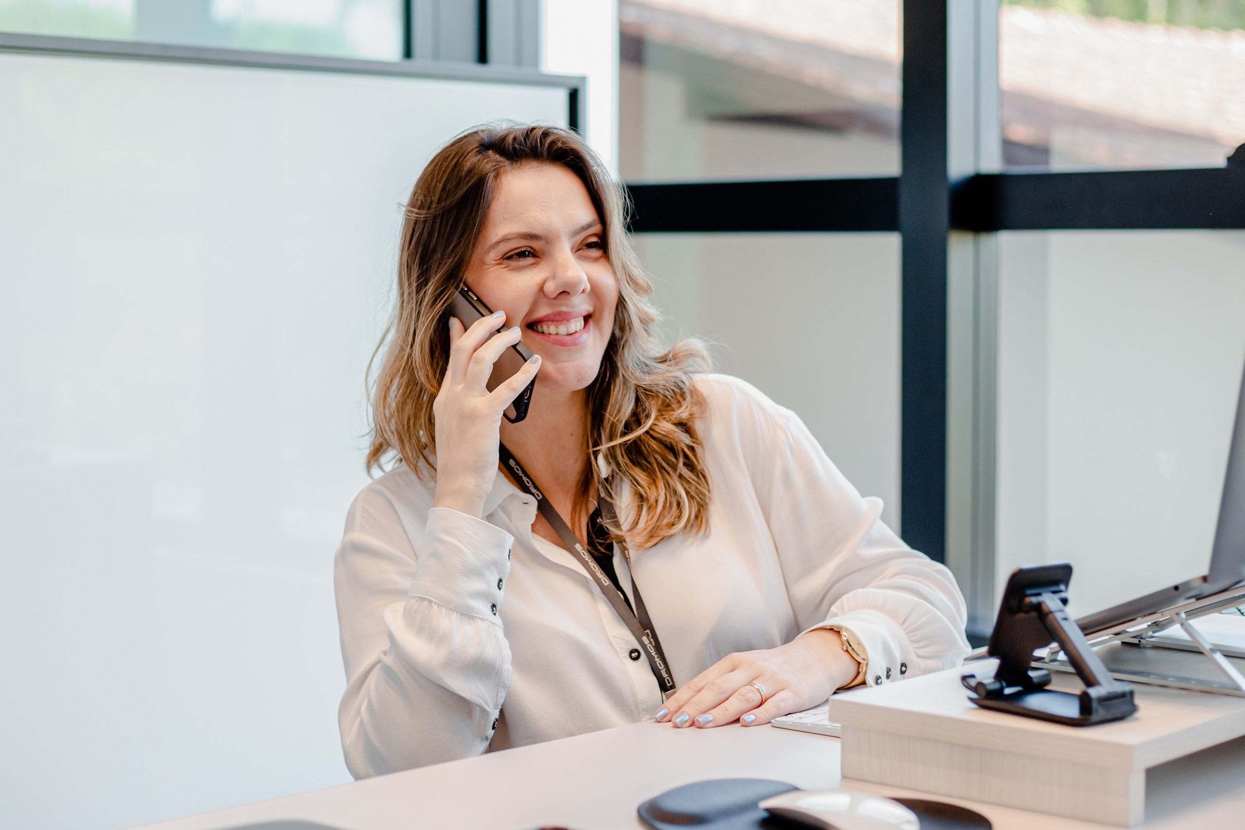 Fotografia de retrato corporativo para a empresa Dromos em Joinville