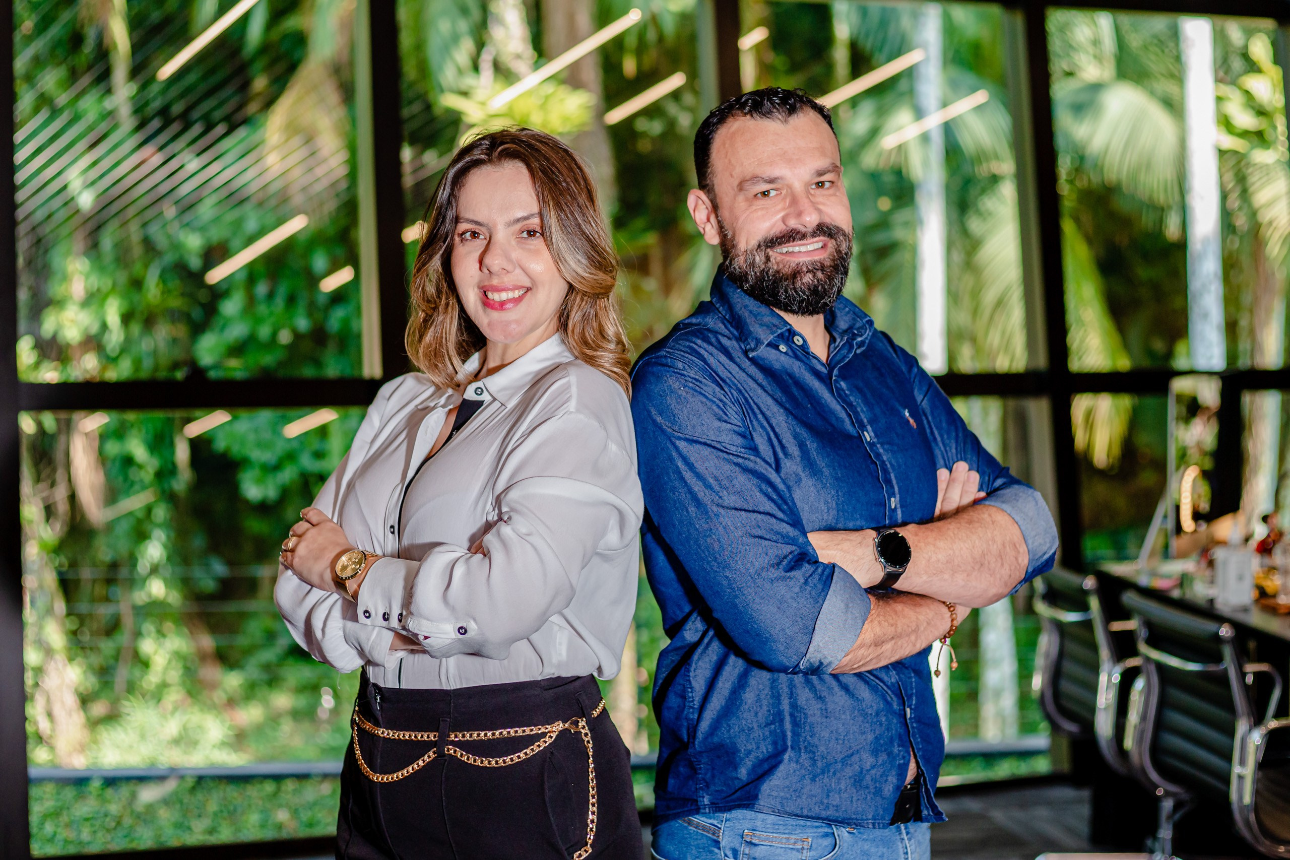 Fotografia de retrato corporativo para a empresa Dromos em Joinville