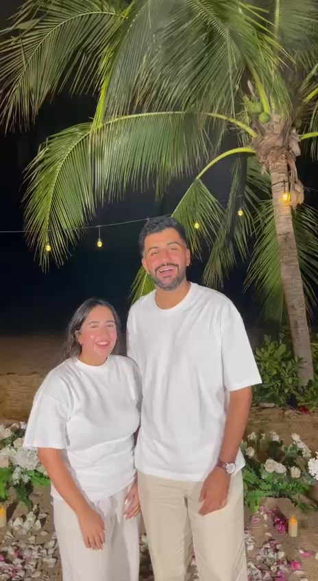 Romantic proposal on Koh Samui, Thailand
