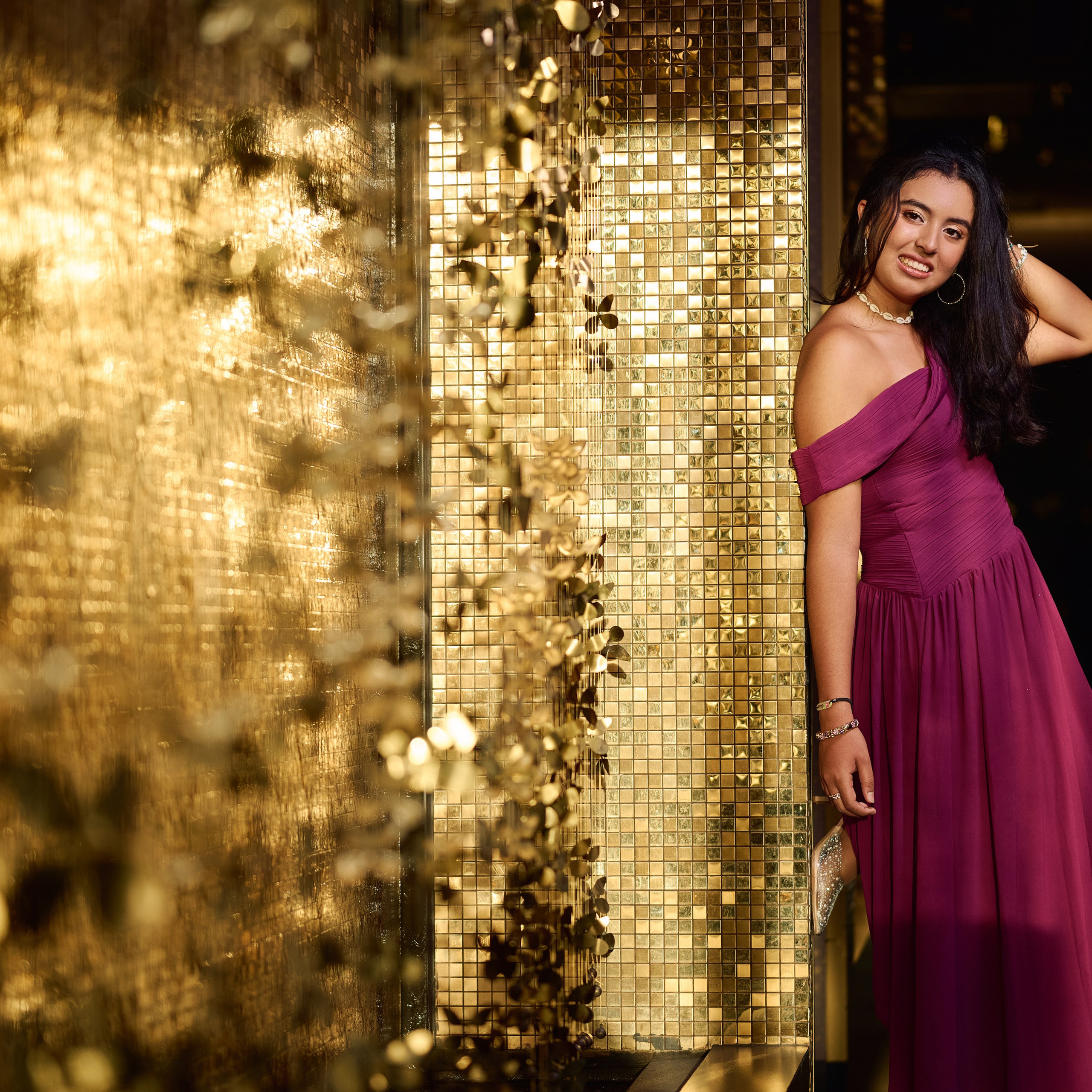 Violeta’s High-Fashion Quinceañera Photoshoot at W Hotel | ZZ Portraits by Hendrick