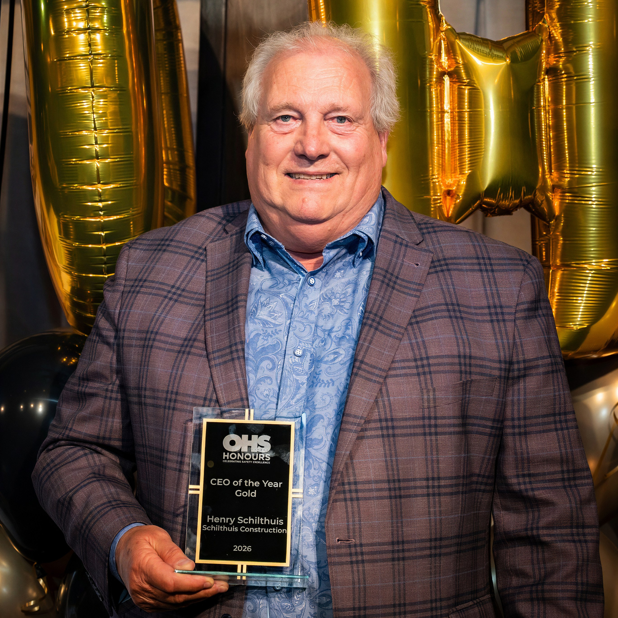 OHS Honours award recipient portrait photographed at Palais Royale Toronto