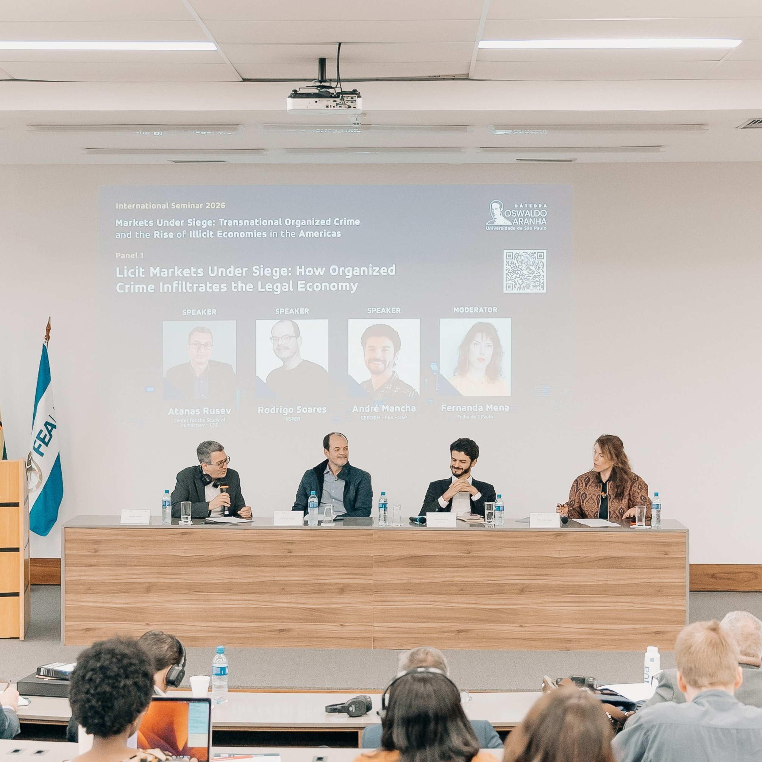 Seminário Internacional 2026 — FEA USP. Mareh Audiovisual