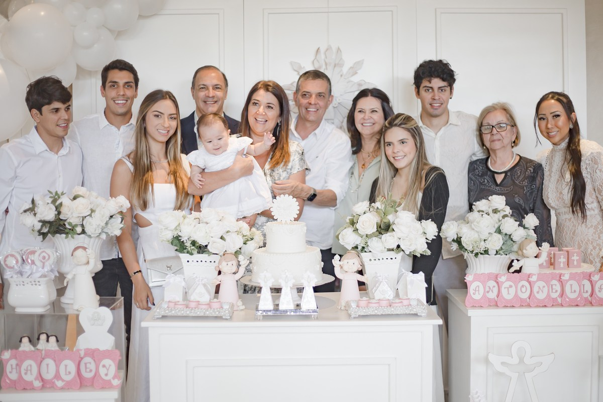 Batizado - Antonella e Hailey. Fotógrafa de Eventos em São Paulo e Sorocaba Kika Damasceno