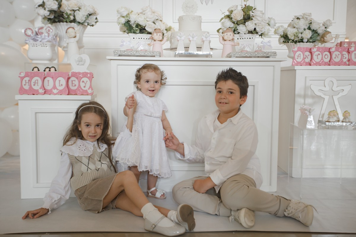 Batizado - Antonella e Hailey. Fotógrafa de Eventos em São Paulo e Sorocaba Kika Damasceno