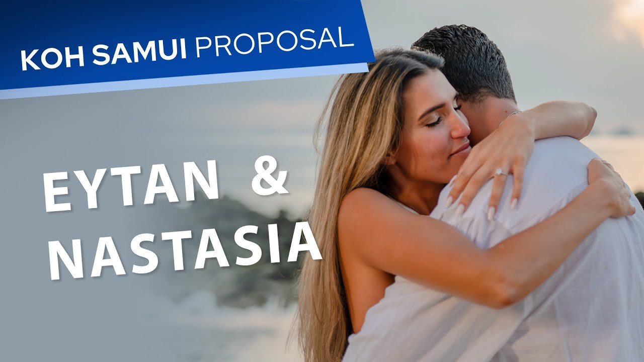 Romantic proposal on Koh Samui, Thailand