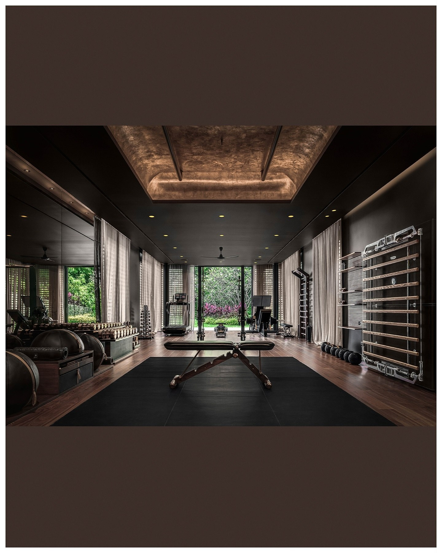 Private Gym at the Villa. Interior | Architecture | Real Estate Photographer Phuket & Bangkok