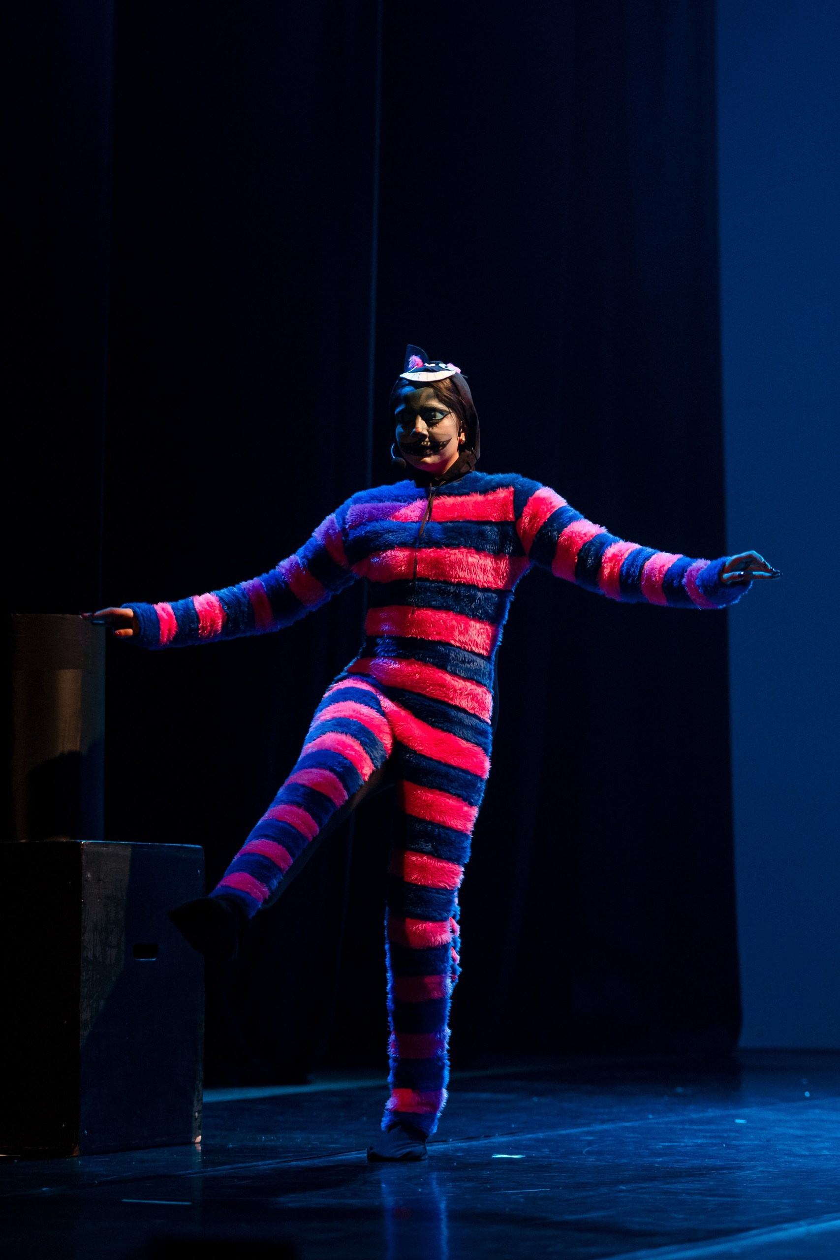 Fotografia de Espetáculo Teatral Alice no País das Maravilhas do grupo de dança Recriarte