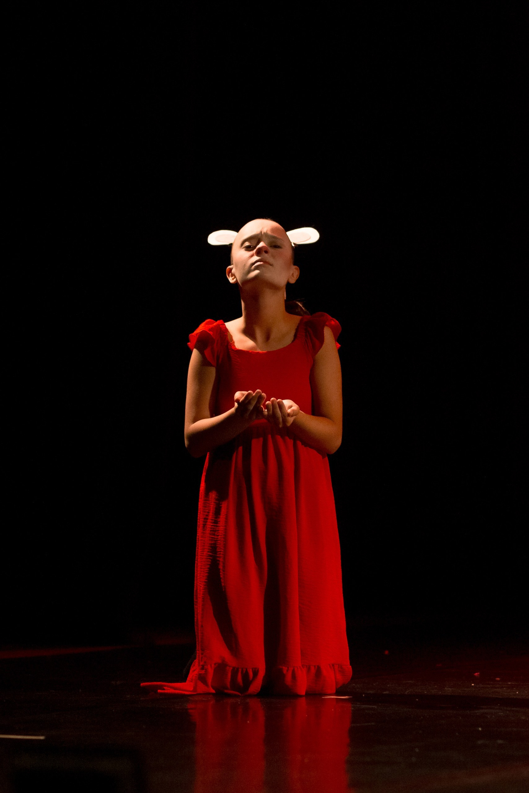 Fotografia de Espetáculo Teatral Alice no País das Maravilhas do grupo de dança Recriarte