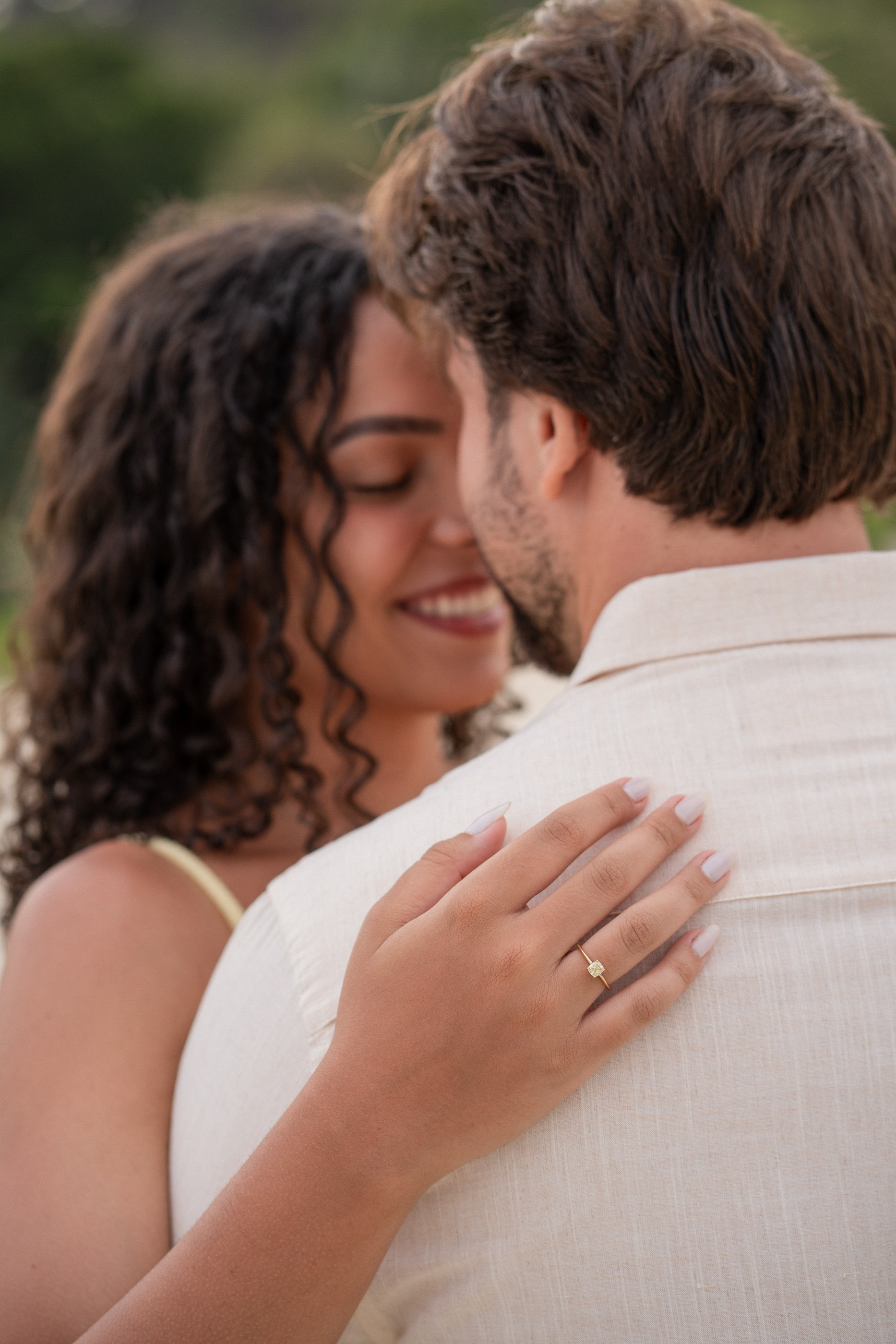 Romantic couples photography in Phuket featuring an intimate moment on a tropical beach
