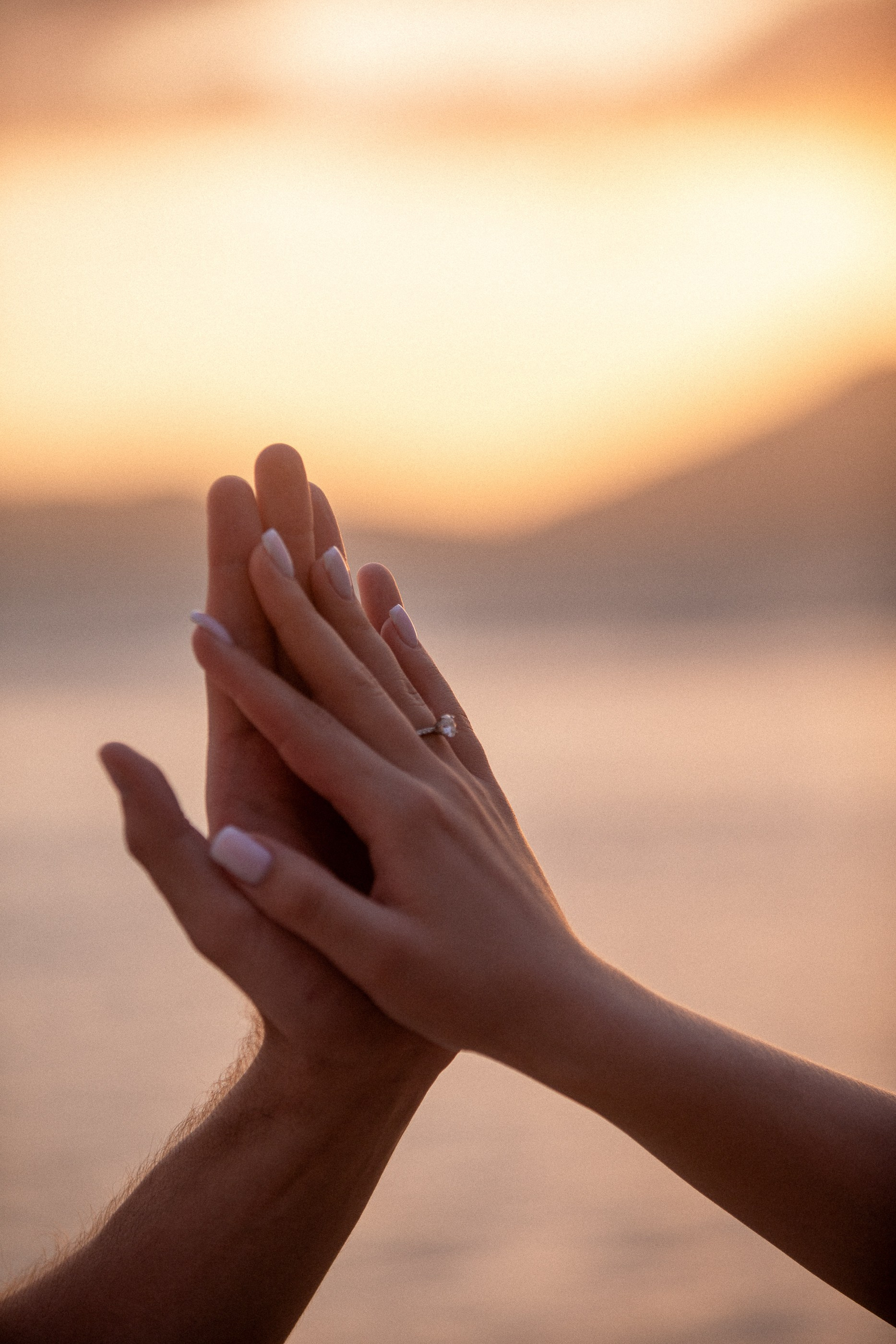 Luxury romantic couple photography in Phuket with dramatic mountains and ocean views