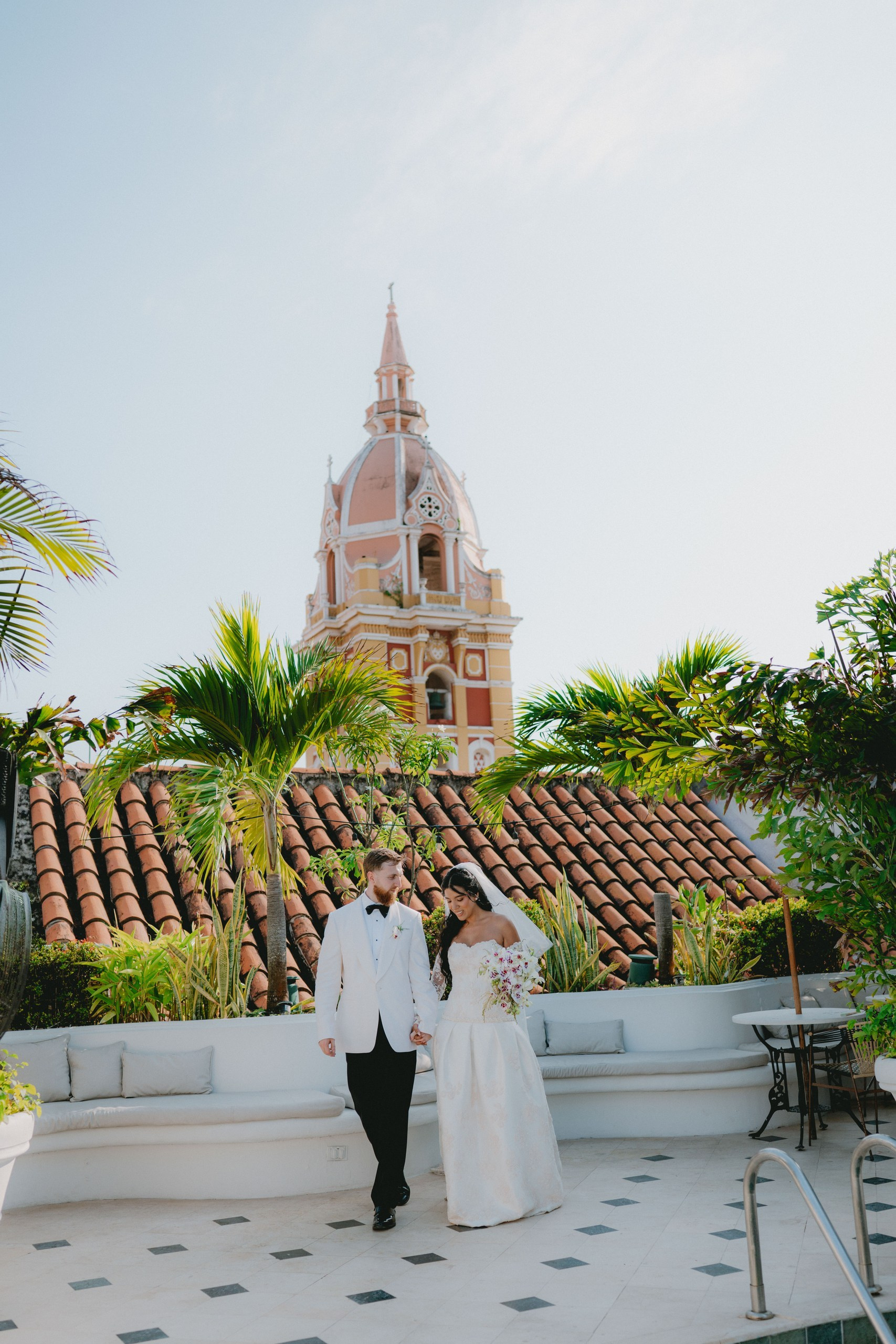 Boda en la ciudad de Cartagena, Colombia, hotel Amarla Boutique