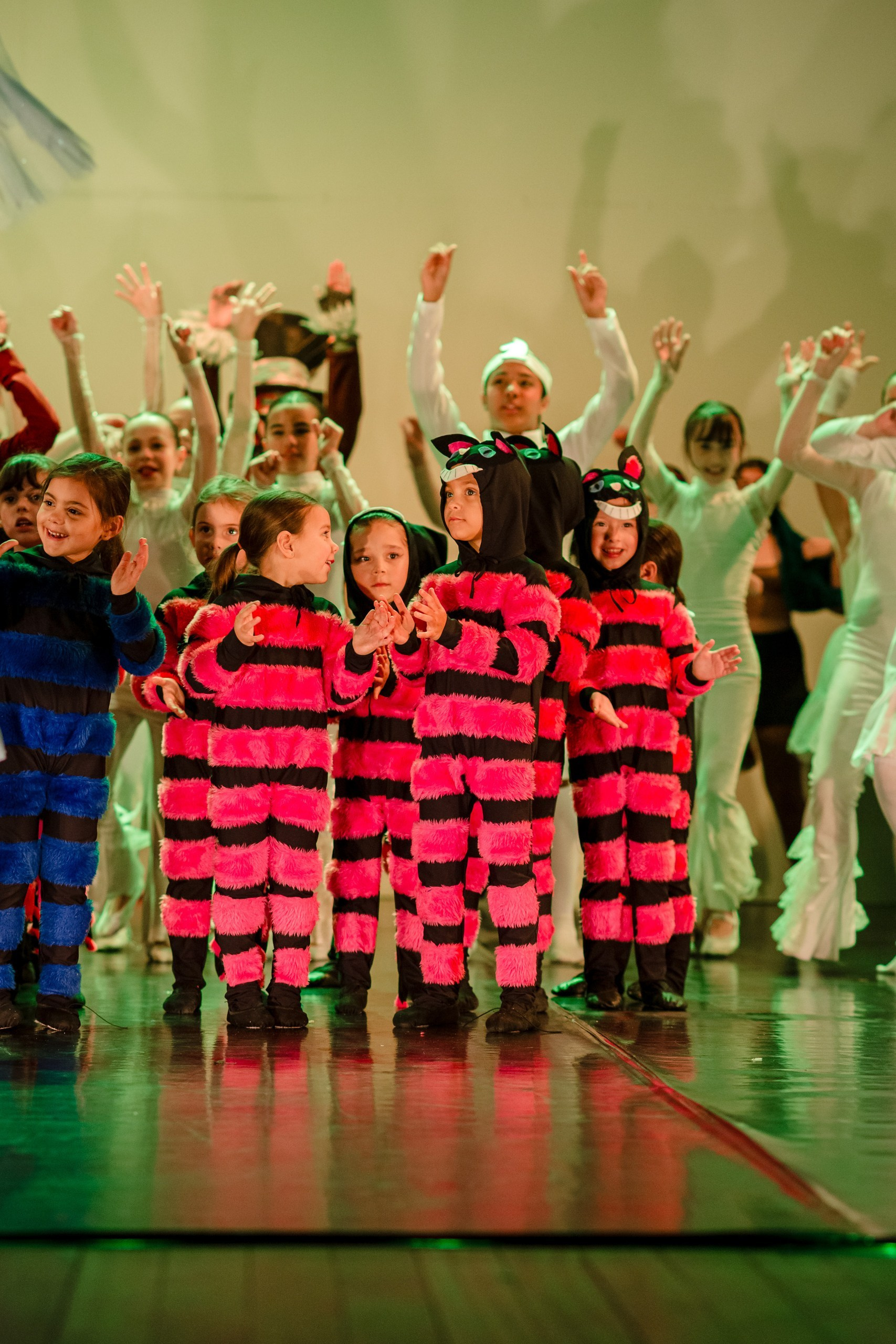 Fotografia de Espetáculo Teatral Alice no País das Maravilhas do grupo de dança Recriarte