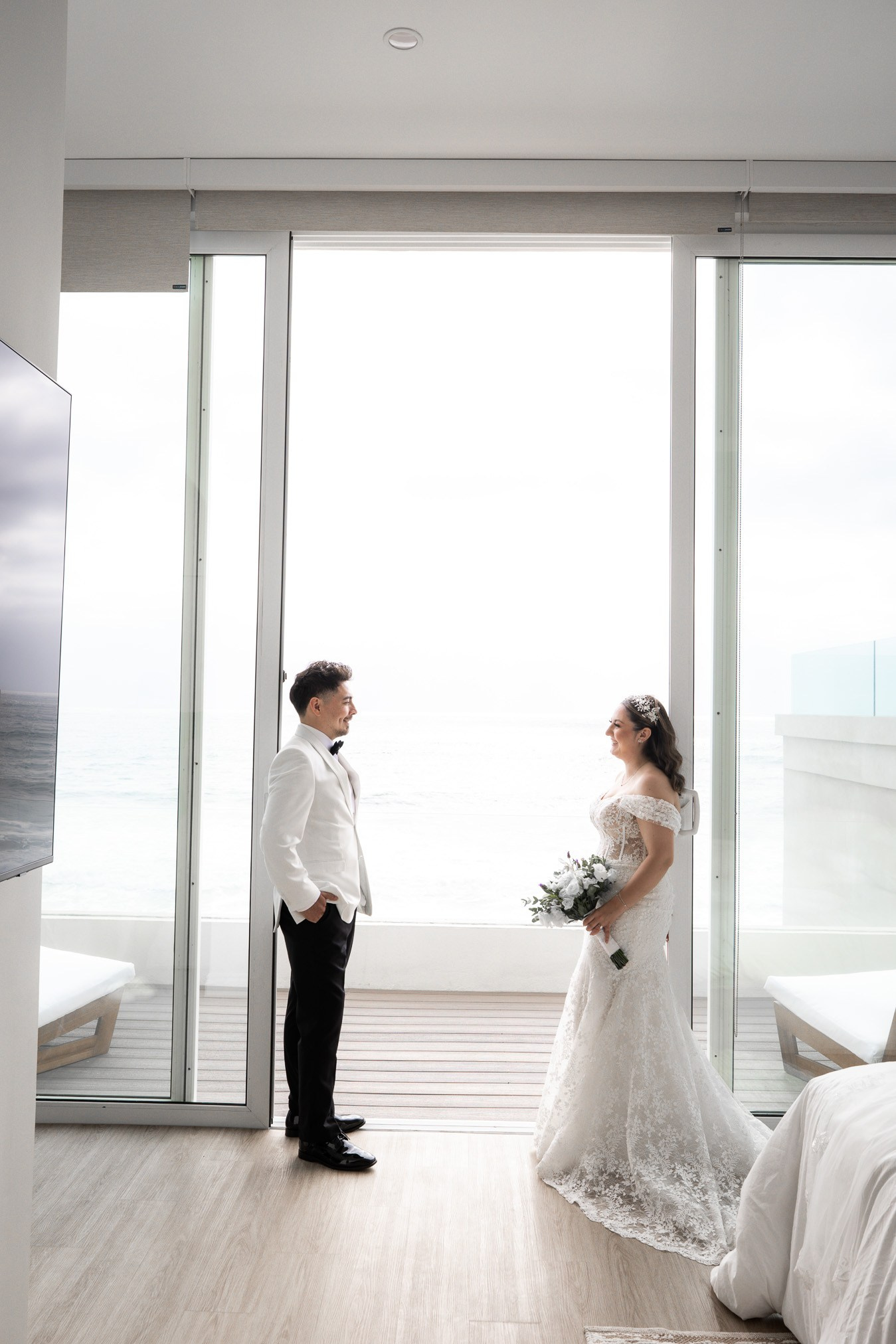 Ventana al mar Rosarito Boda Kevin y Andrea. Estudio de fotografia en Tijuana