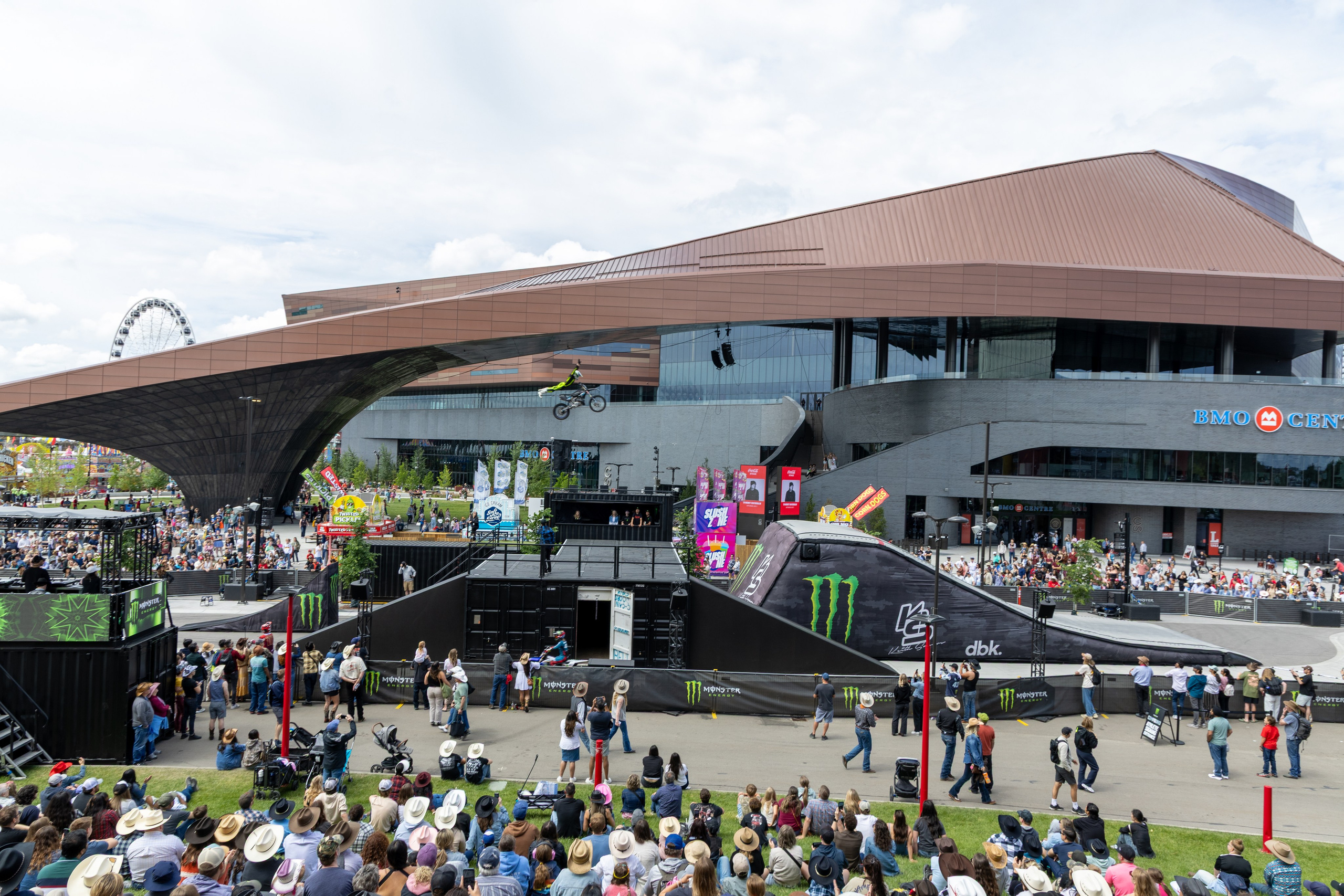 Stampede Day 2: Monster Motorbike Madness & RCMP Musical Ride. ProFly Media Inc. — Cinematic photo and video production for brands, businesses, and spaces in Calgary