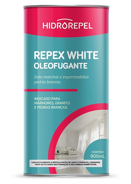 Repex White Oleofugante. Hidrorepel | Imperbeabilização e Proteção de superfícies