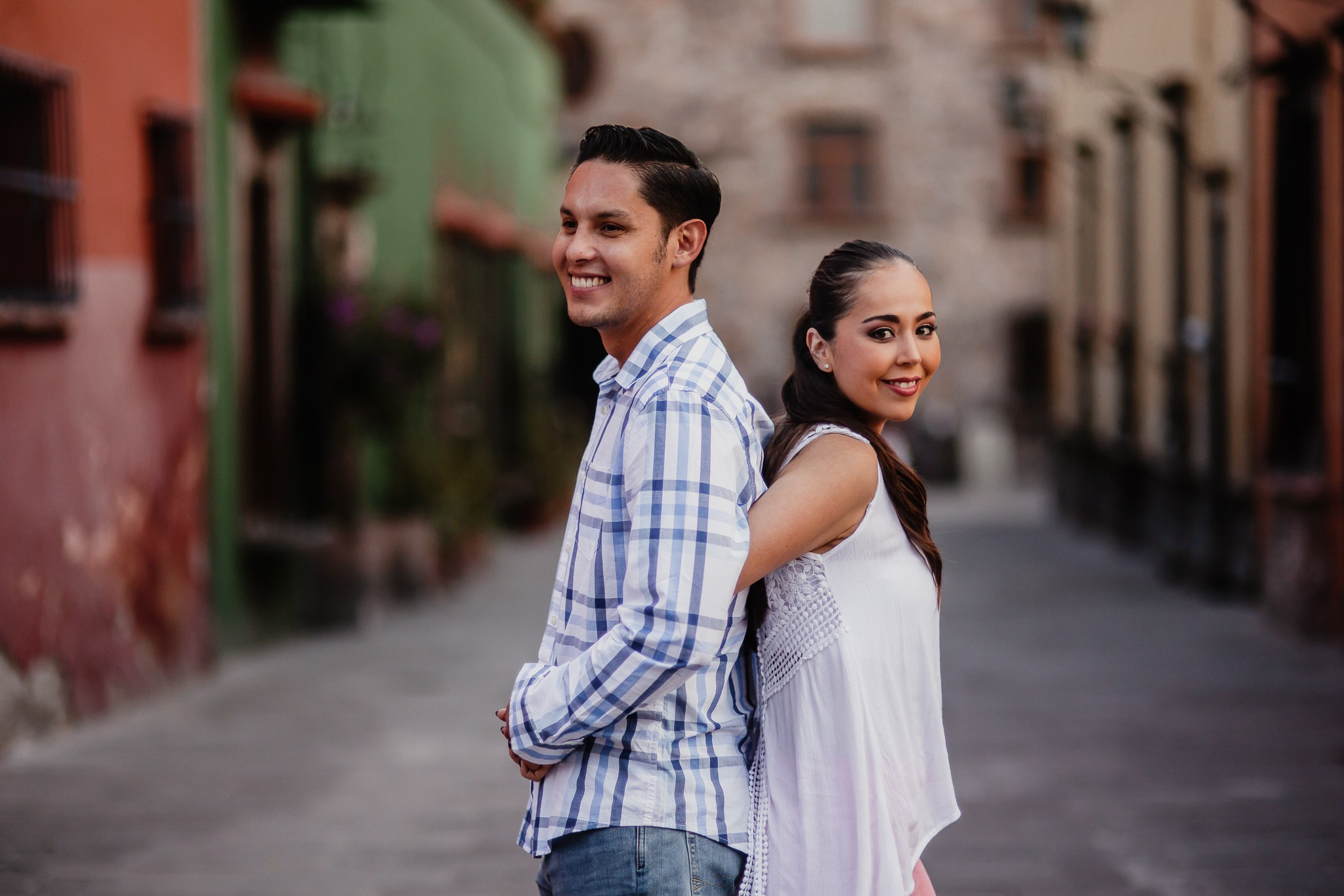 Isabela y David: Sesión pre boda en centro histórico de San Luis Potosí. Fotógrafo de bodas