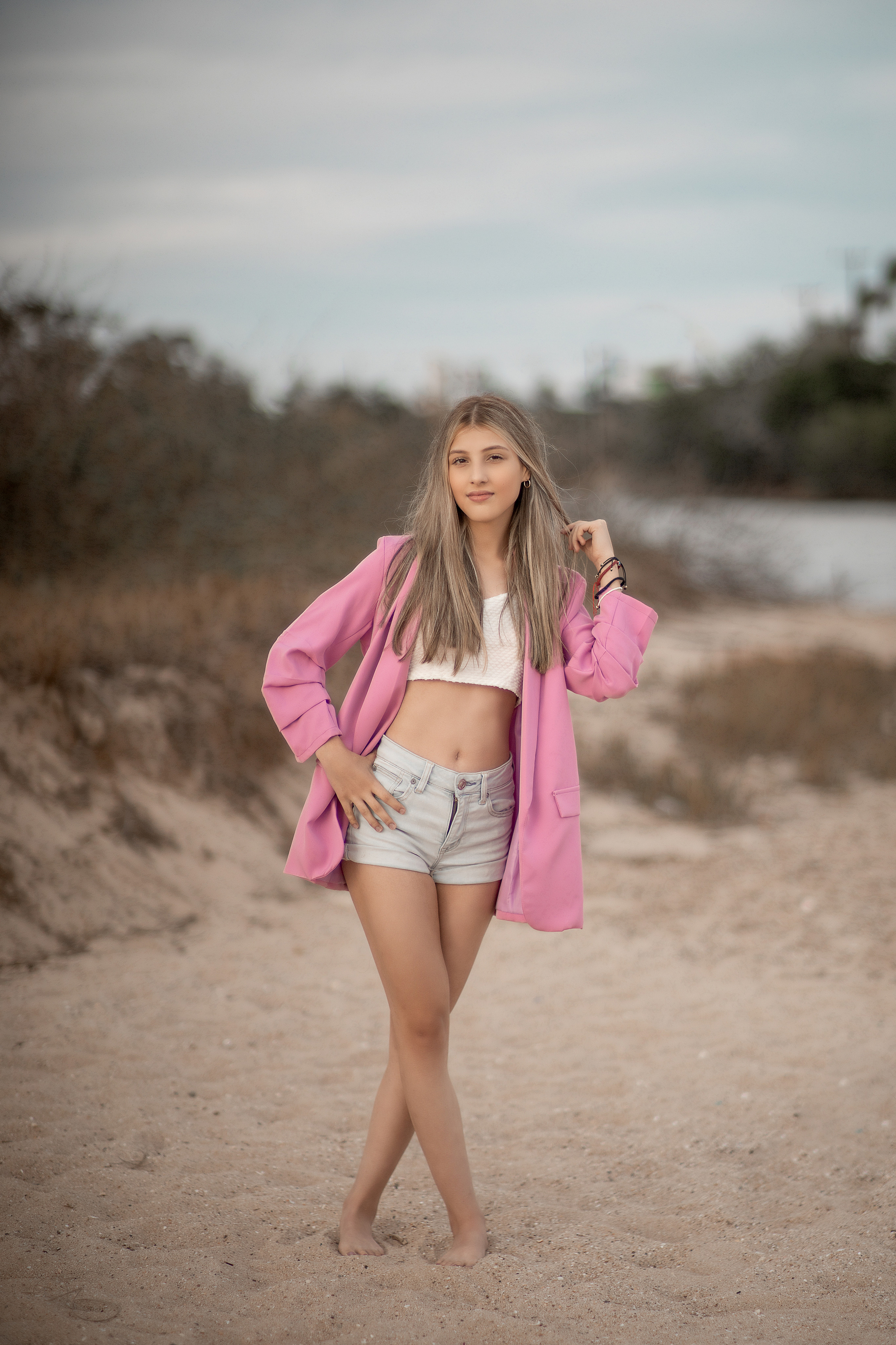 Sesion celebrando su cumpleaños en la playa