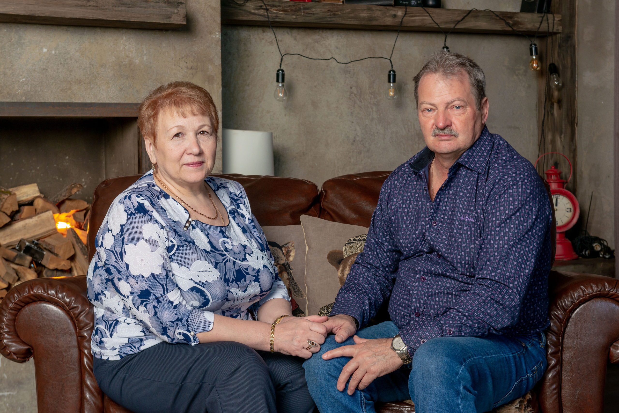 Photosession of a married couple in the studio. PHOTOGRAPHER QUINTANA ROO