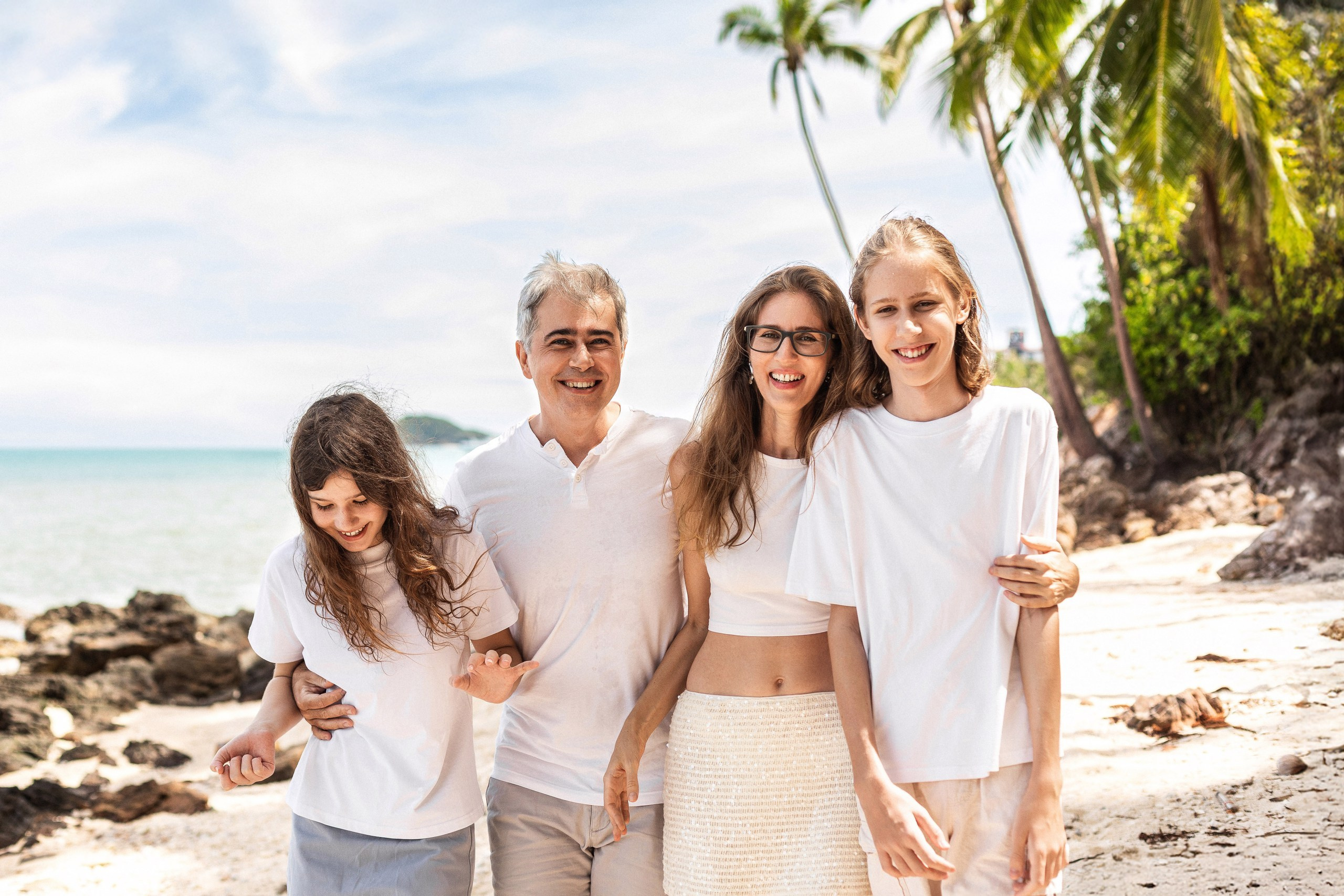 Professional beach photography for families in Koh Samui