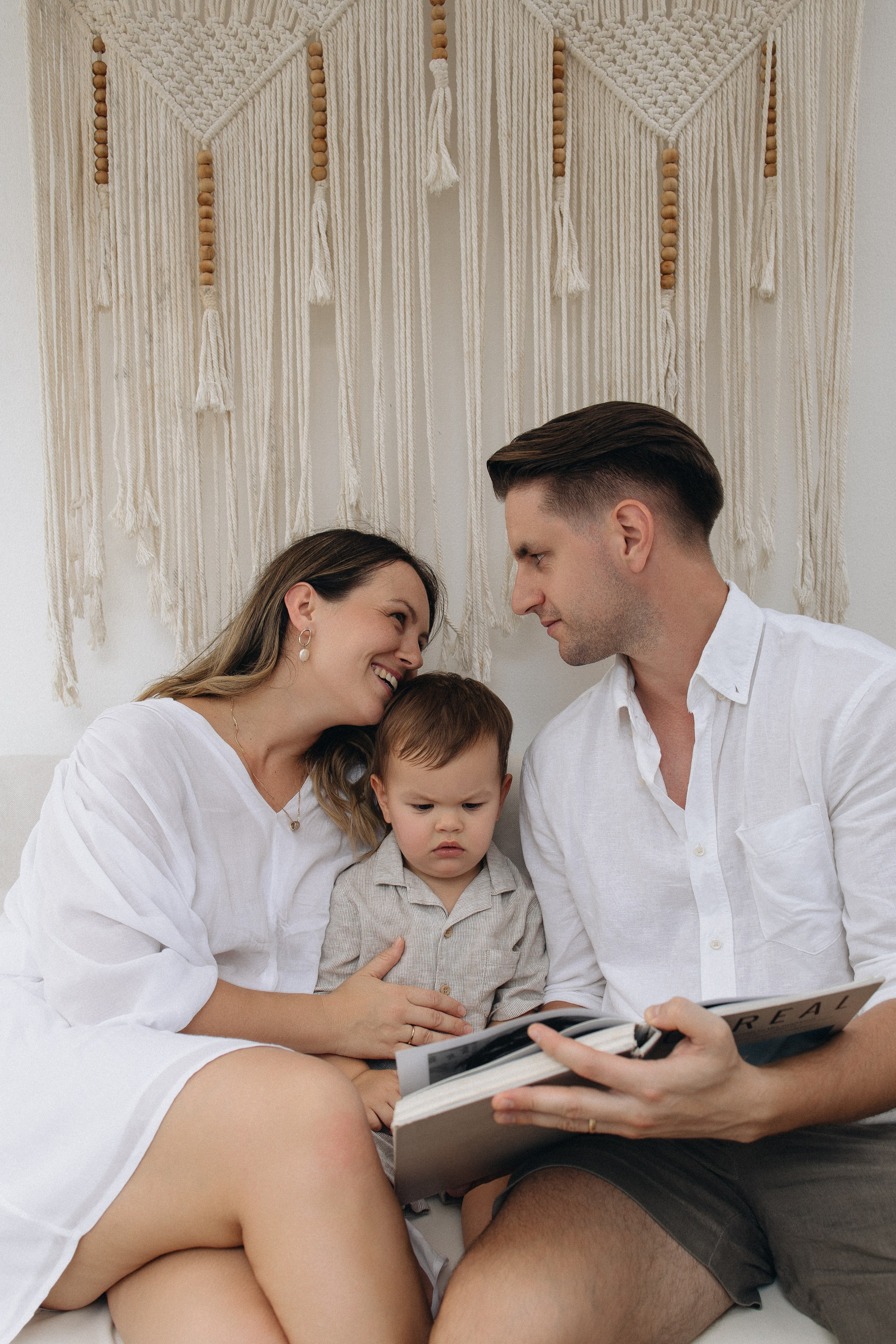 At the studio. Family and wedding photographer in Bangkok, Thailand