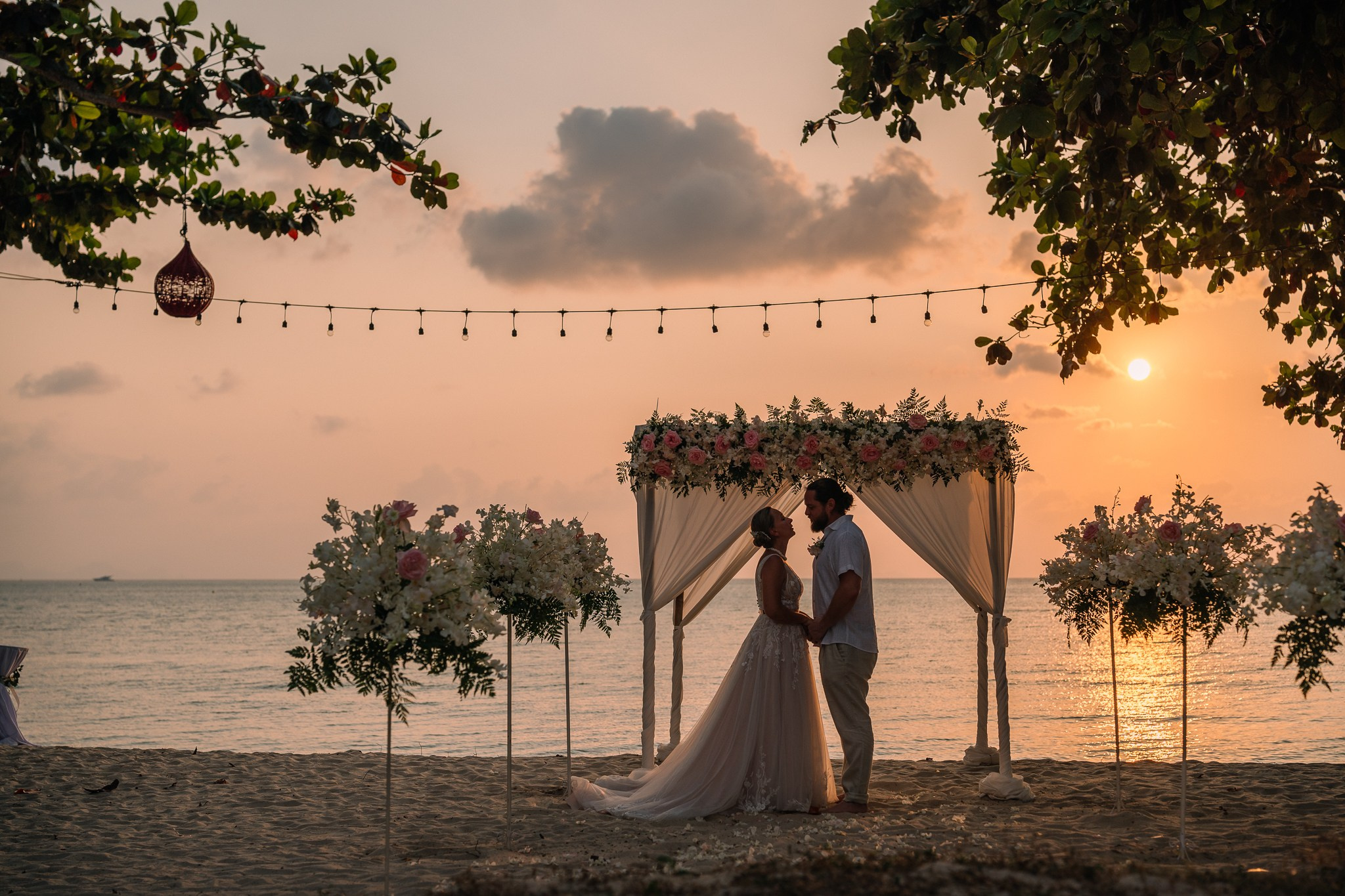 Wedding on the Beach in Koh Samui, Thailand with Friends and Family