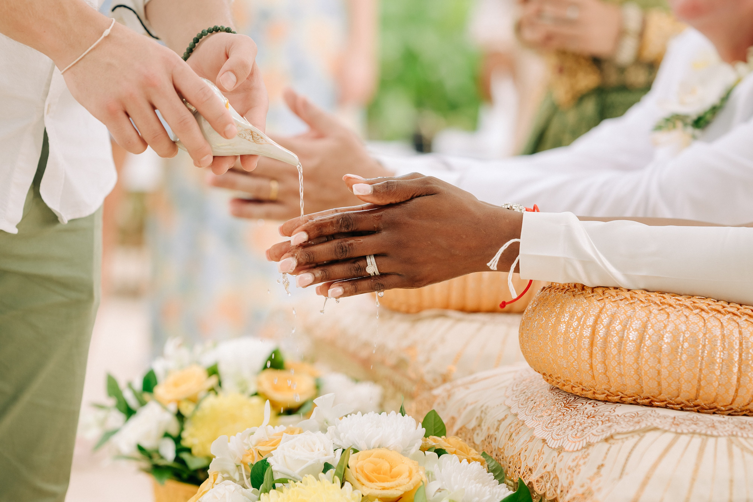Sacred Buddhist Wedding Ceremony on Koh Samui Beach