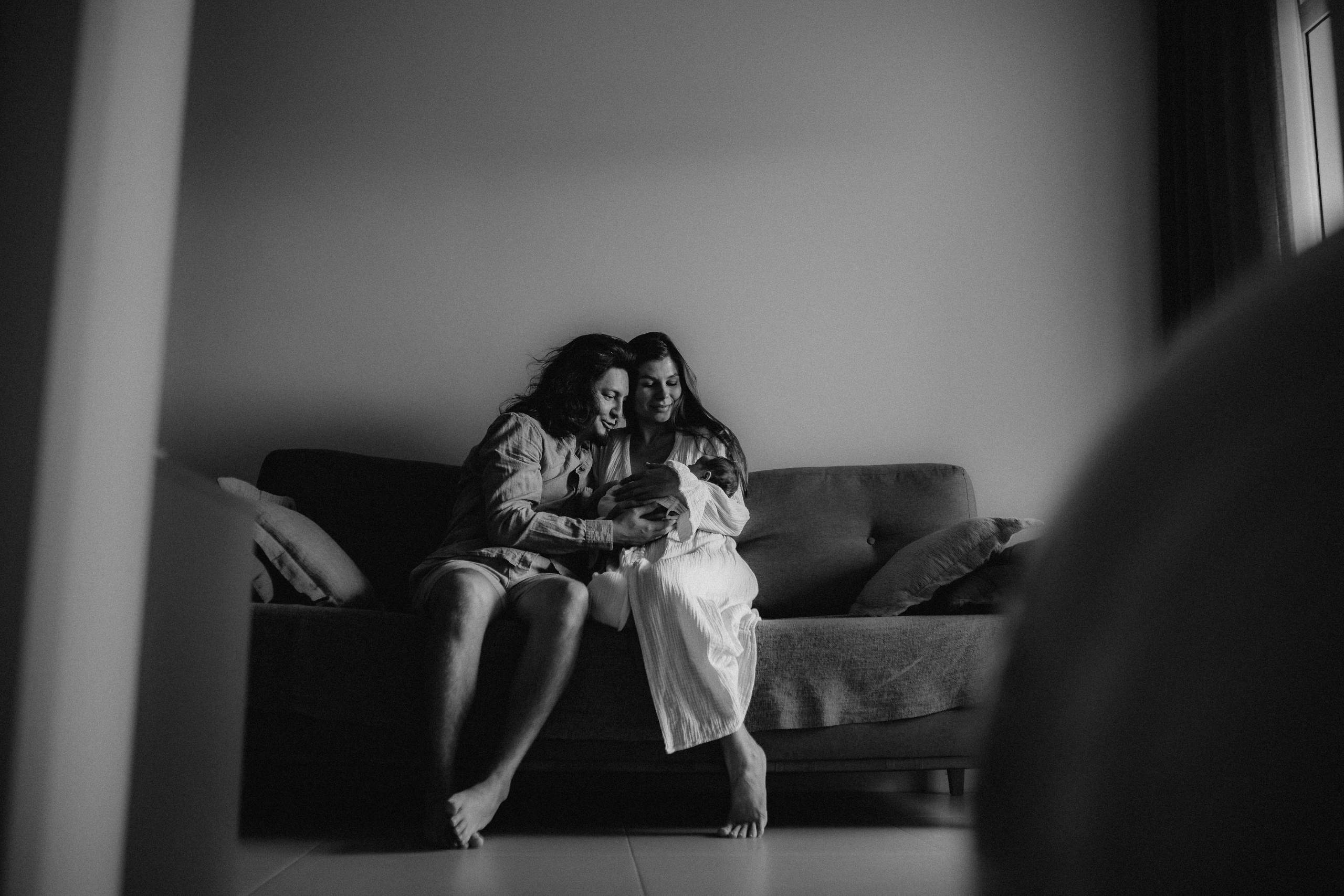 Luna 7 days. Fotografa documental de familia e nascimento em Florianópolis SC Daria Ermolaev