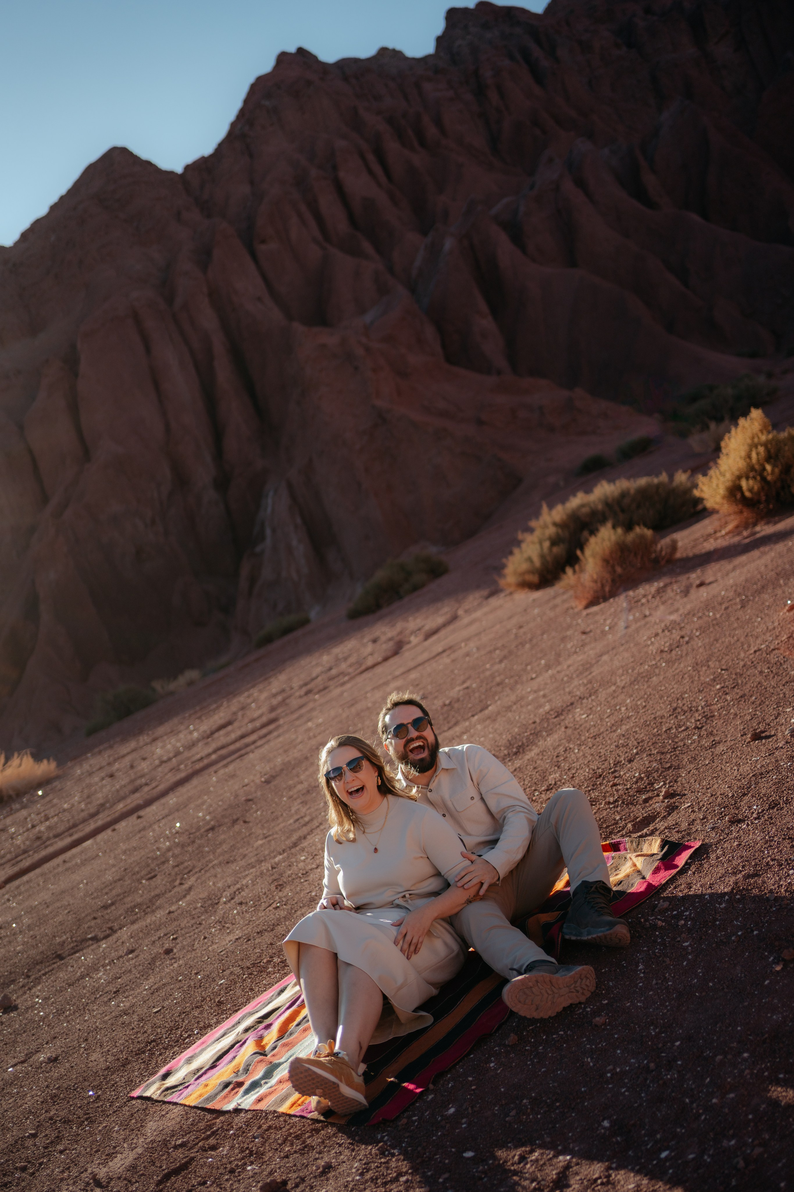 Vale do Arcoíris — Ensaio casual. Fotógrafo em San Pedro de Atacama