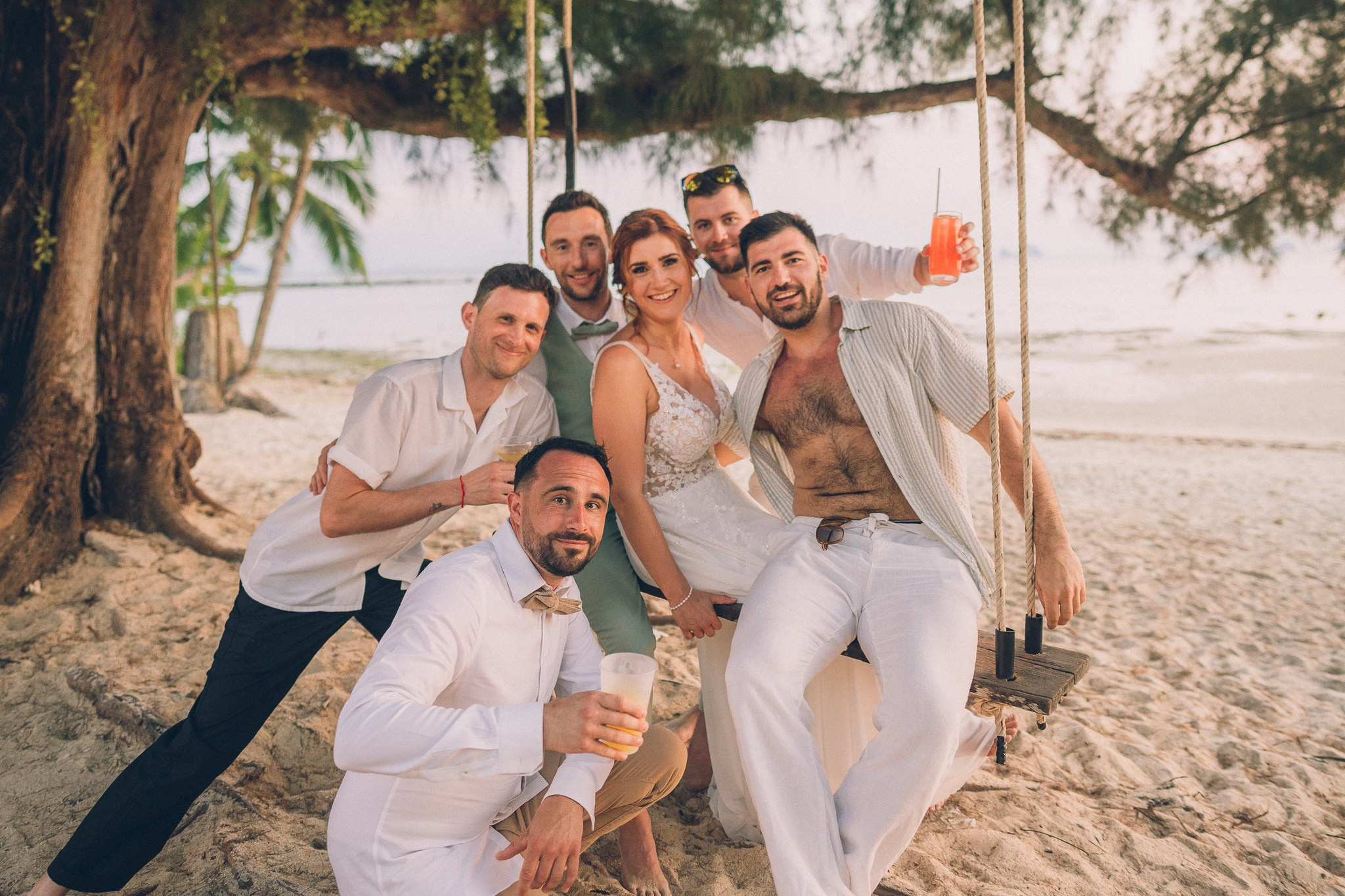 Luxury Beach Wedding Reception