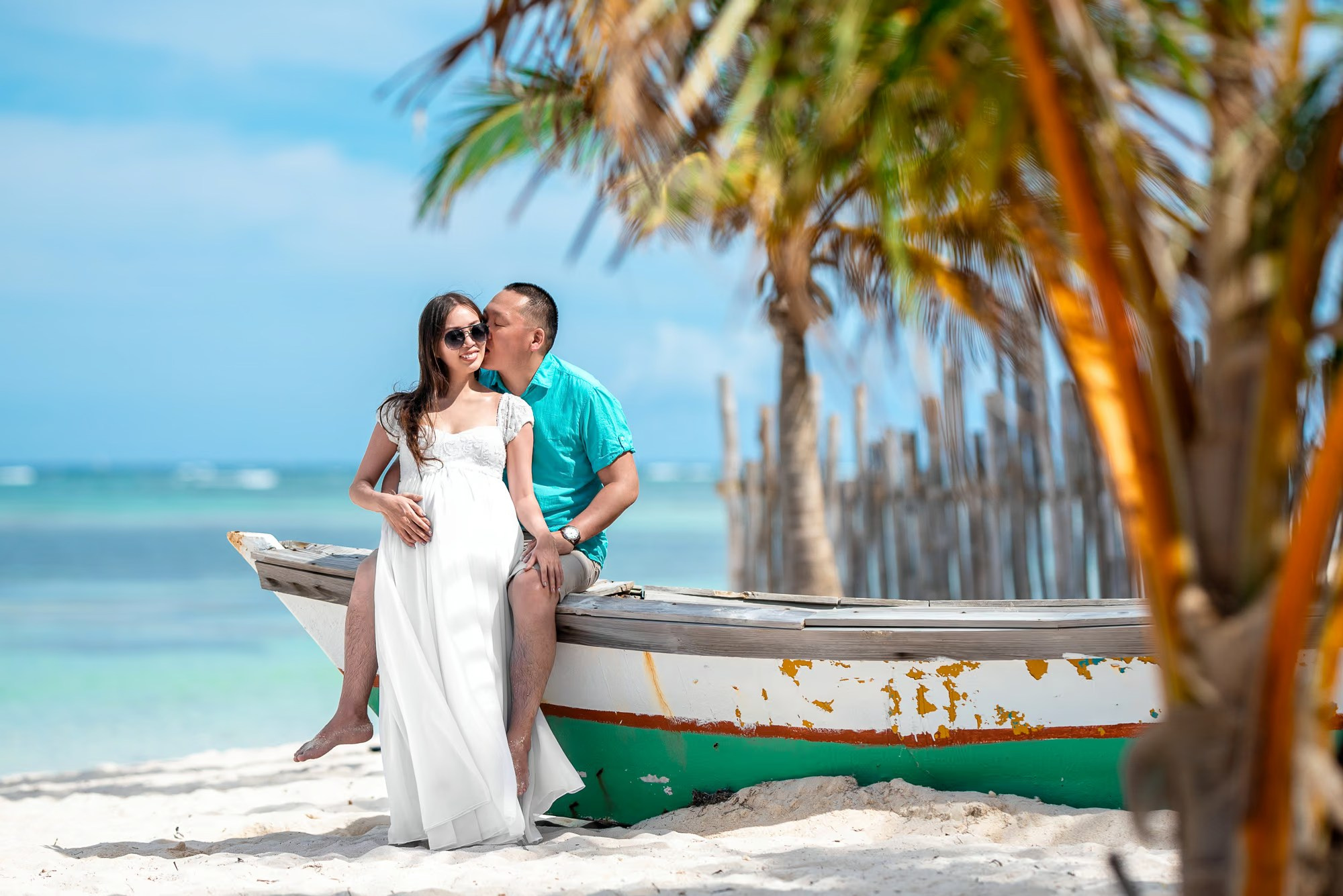 Vacation photo session Punta Cana preserving unforgettable moments for a couple.