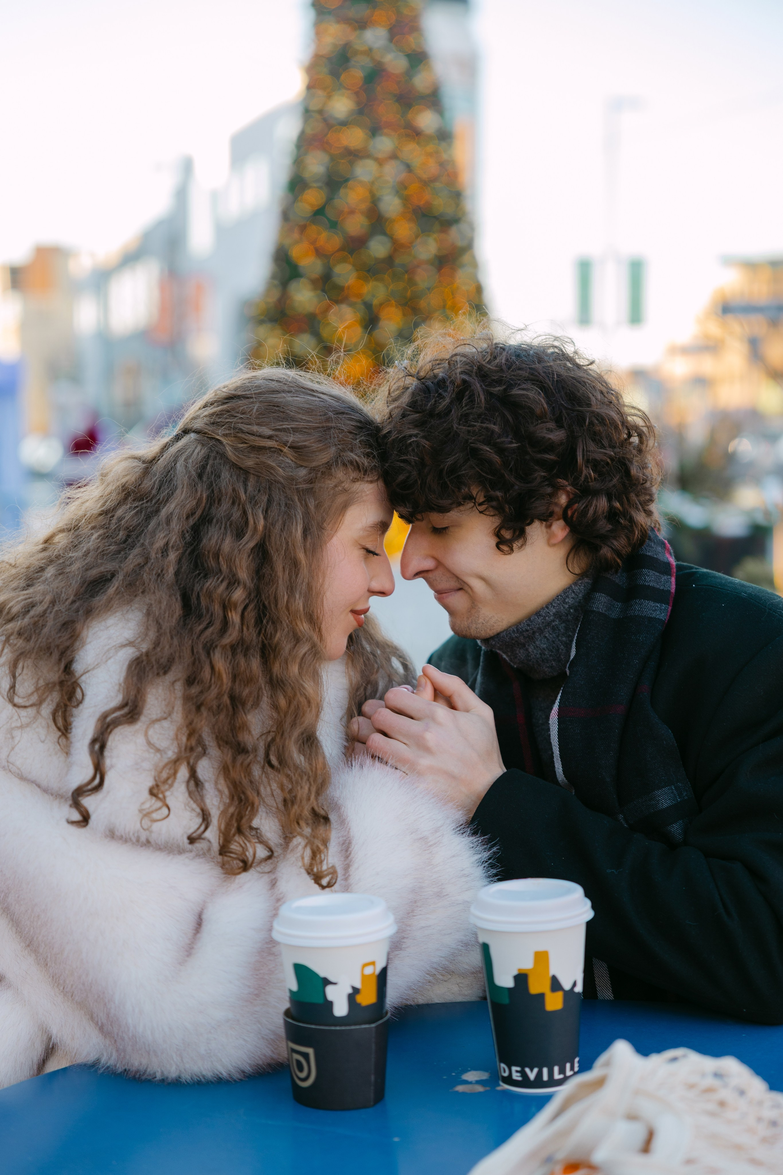 Christmas magic together. Photographer Elvira Hryshchenko