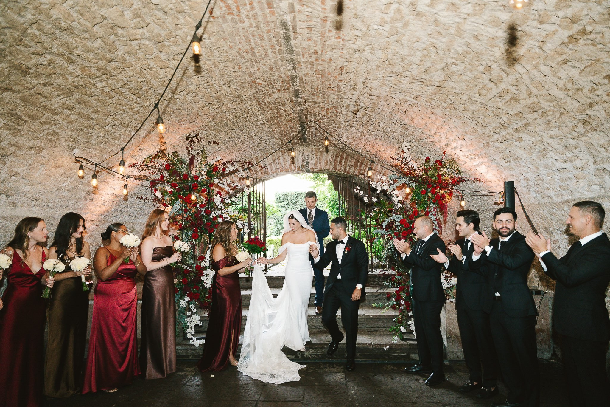 Outdoor wedding ceremony at Hacienda San Antonio El Puente, Mexico