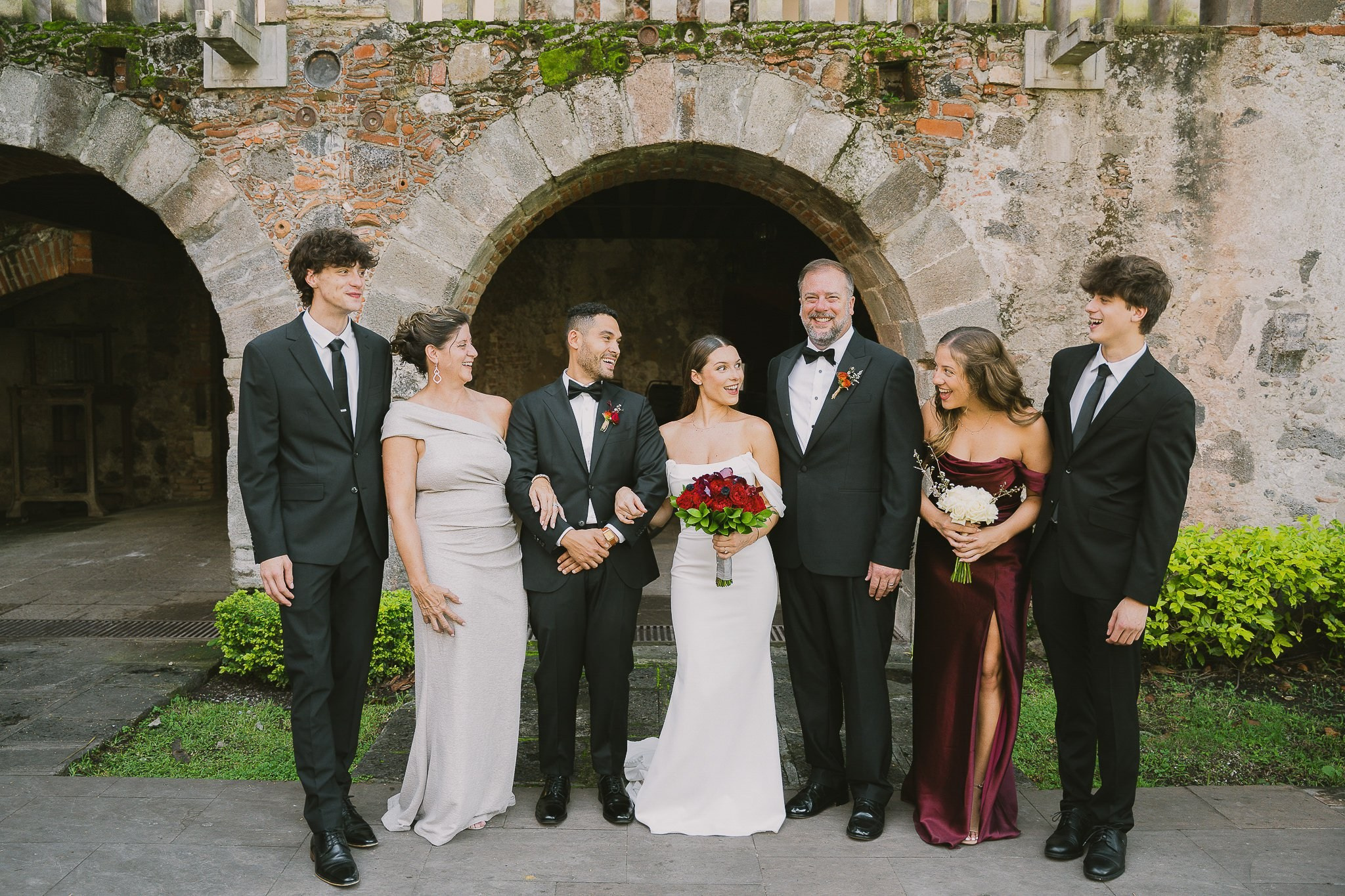 Wedding reception at Hacienda San Antonio El Puente, decor and head table