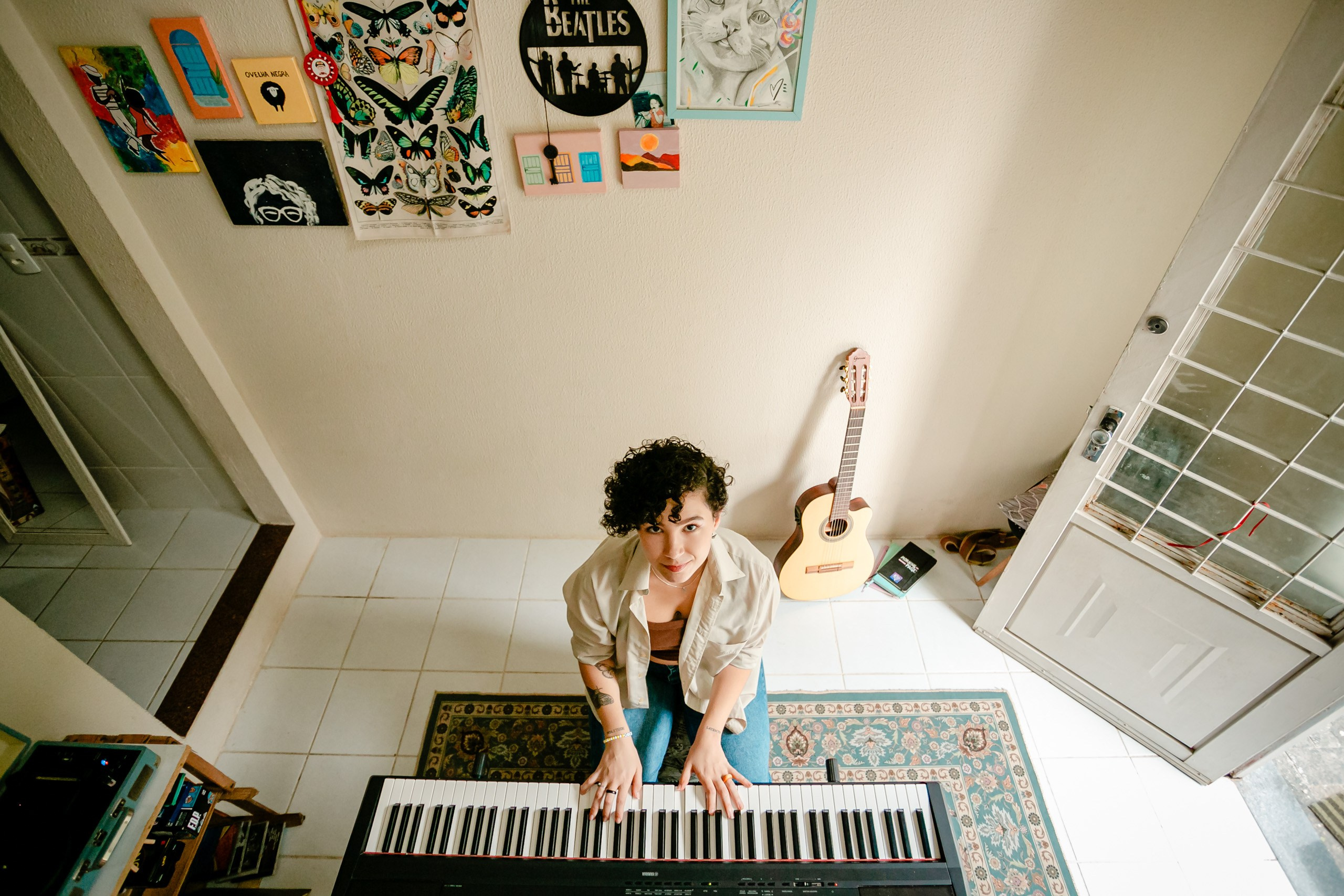 Ensaio fotográfico da cantora Leticia Santos