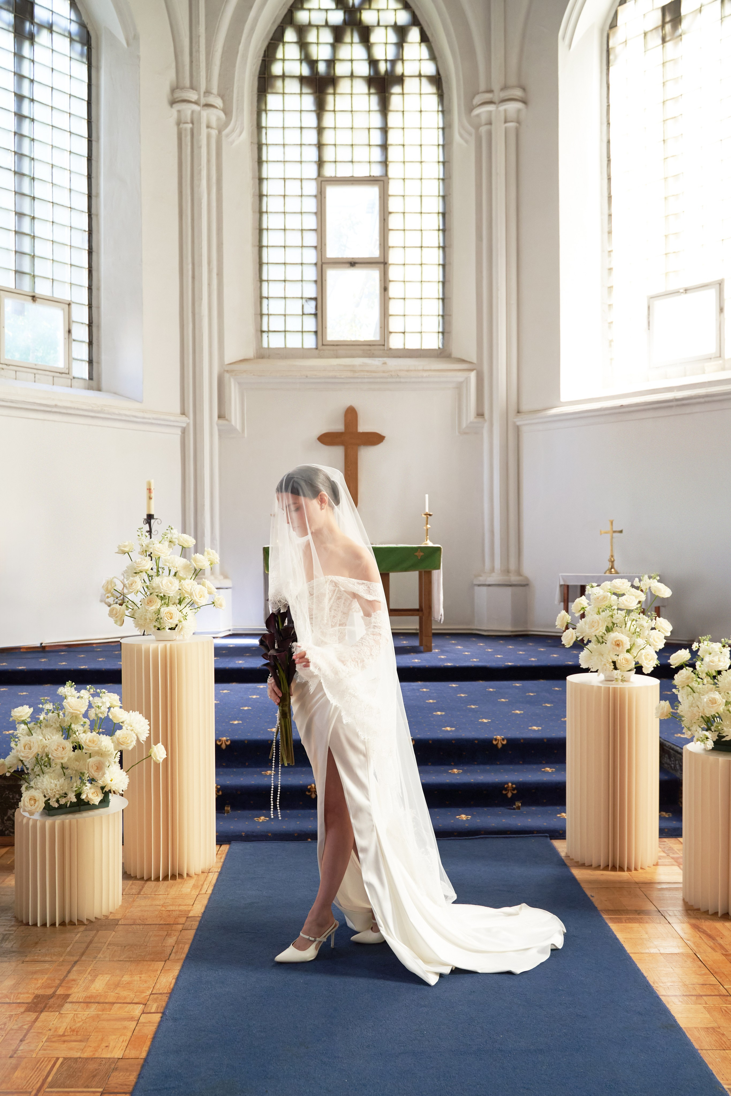 Cathedral Ceremony. Gabriela & Luis. Wedding & Portrait Photographer in Cancun, Tulum & Mexico City — Elena Ruzgis