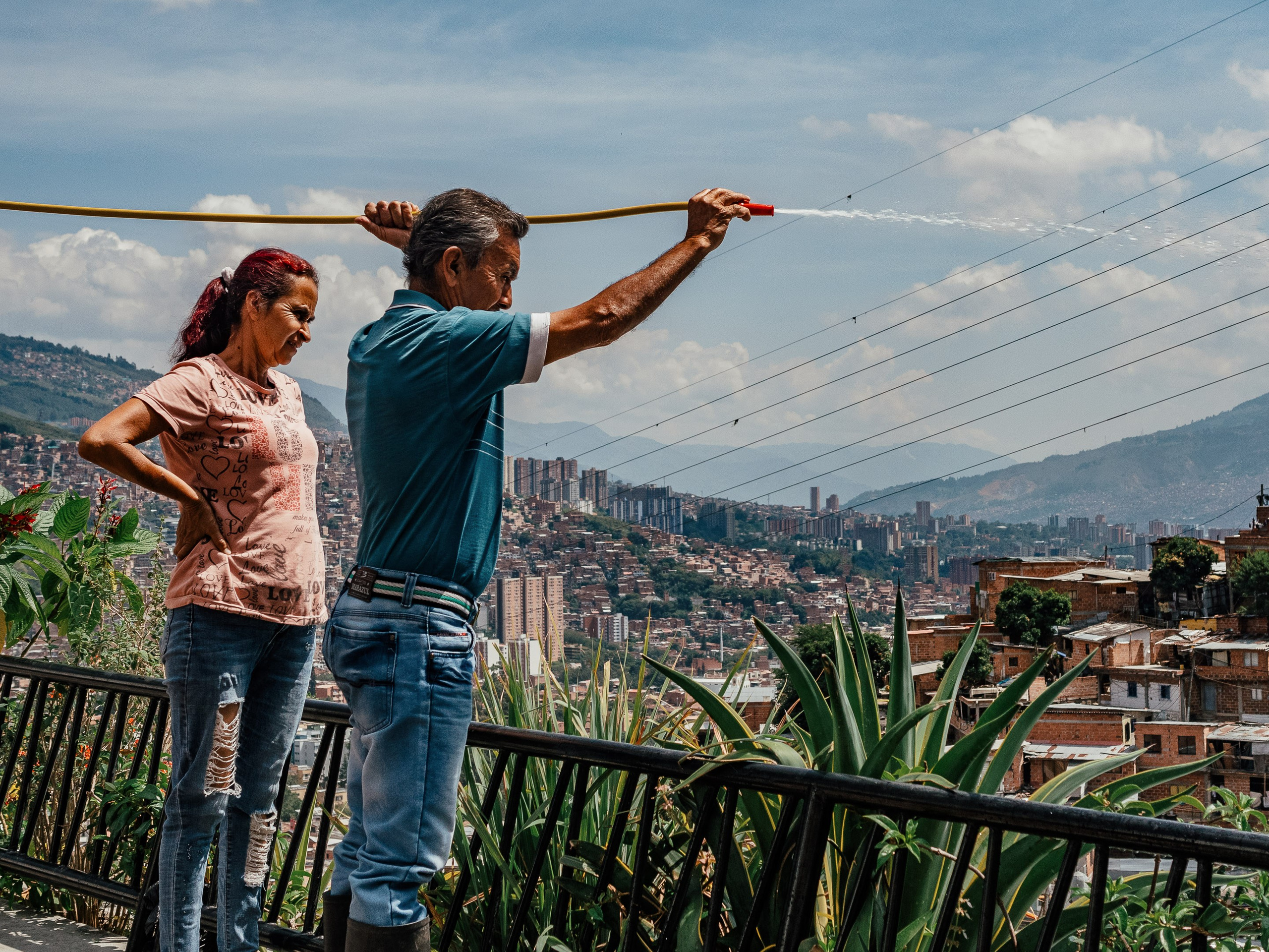 Comuna 13, Medellín, Colombia. Federico Borobio, fotografía callejera y documental.