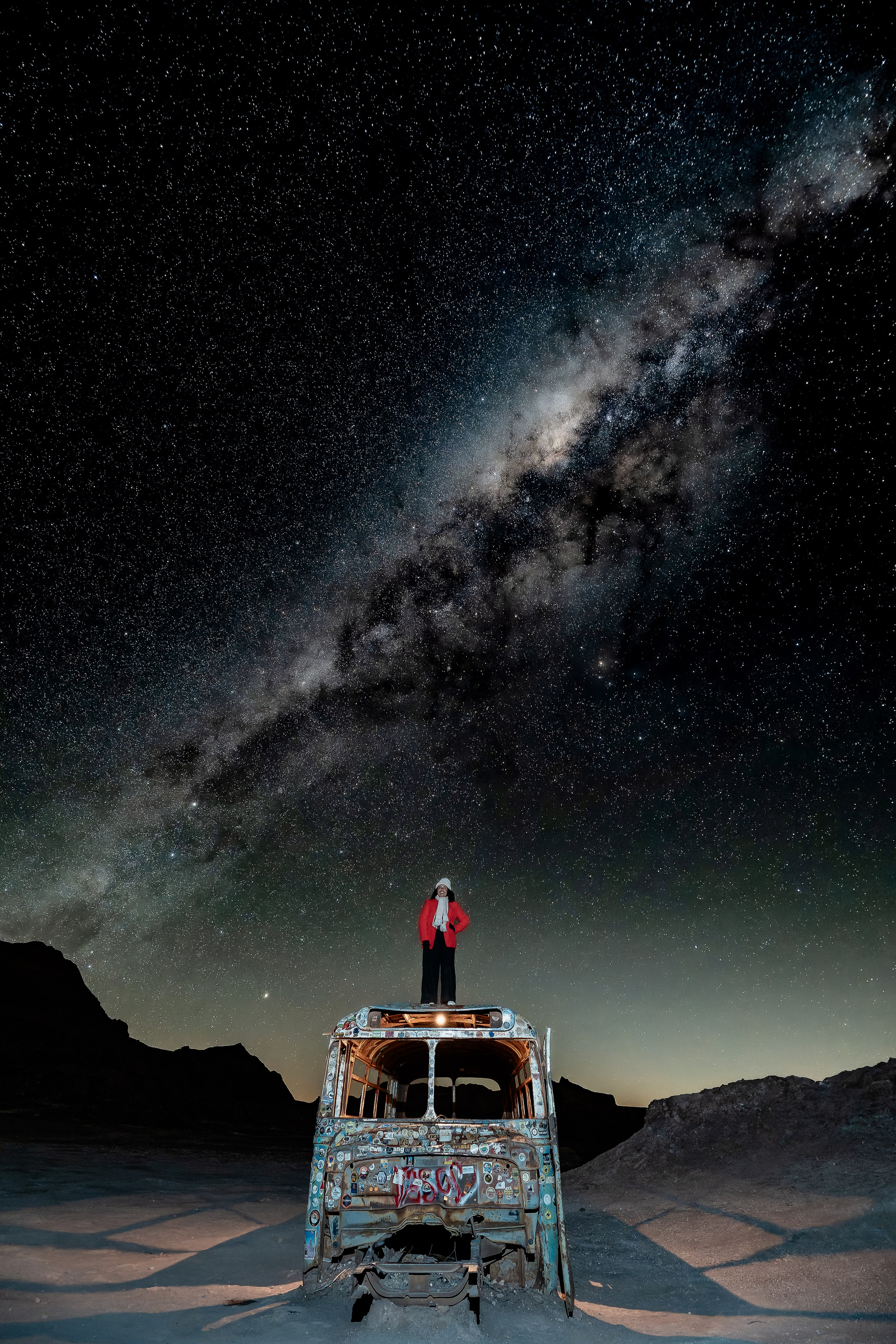 Vallecito Noturno — Experiência Astrofotográfica. Fotógrafo em San Pedro de Atacama