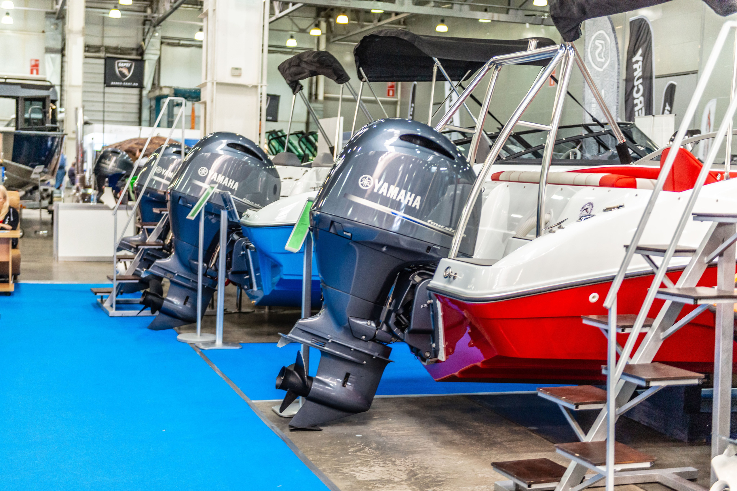 Фотосъемка лодок на Moscow Boat Show 2022. PHOTOGRAPHER QUINTANA ROO